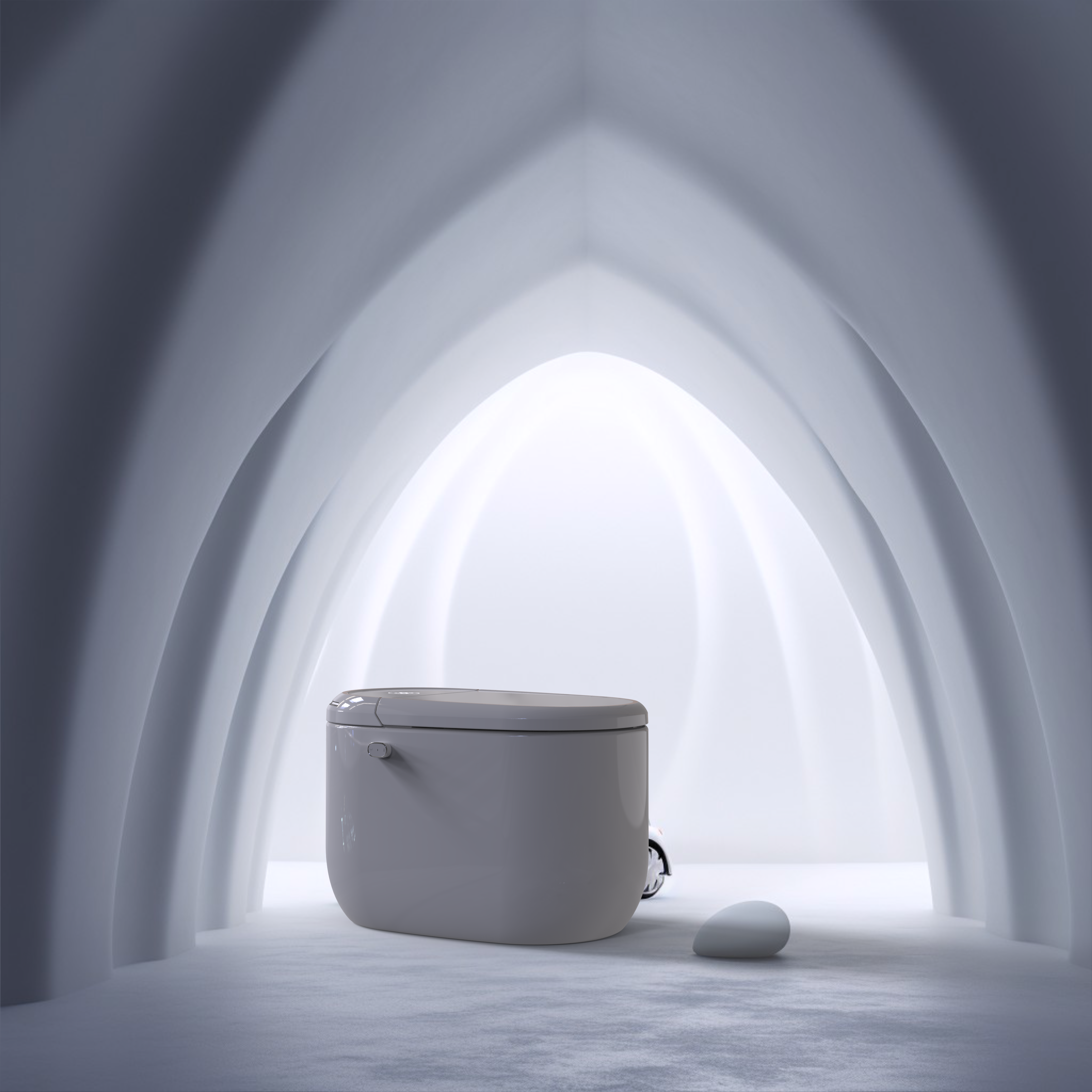 Intelligent toilet，Bathroom design，industrial design，product design，Creative toilet design，