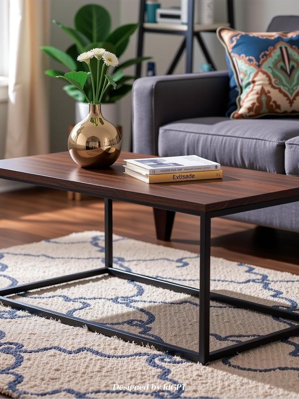 AIGC, AI, furniture home, coffee table，