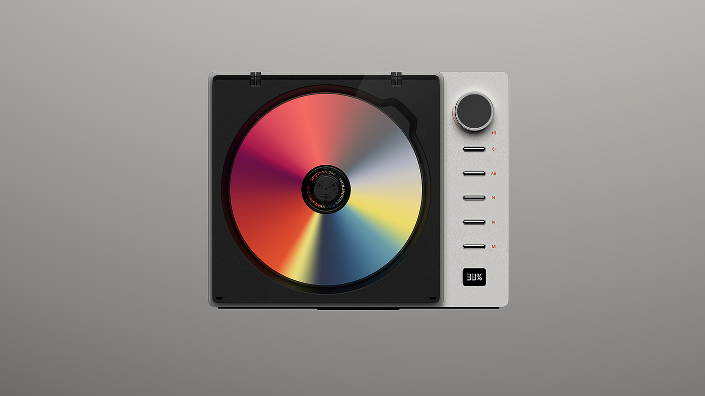 CD player，Retro，music player ，product design，industrial design，Trendy plaything，Electronics，