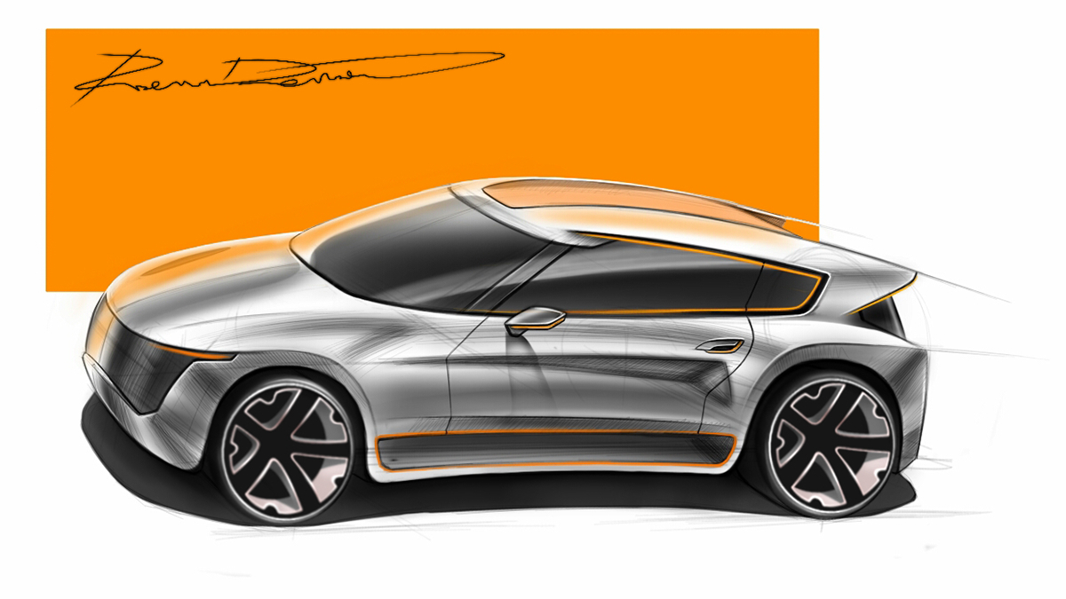 industrial design，automobile，Hand drawn，traffic，manuscript，