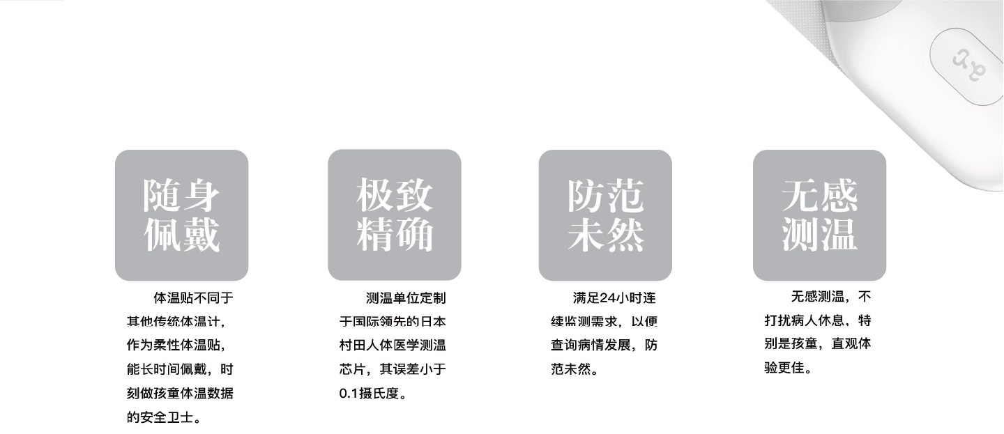 Intelligent body temperature paste，Medical Level，non-sensing temperature，Safety and precision，Paper Battery Technology，