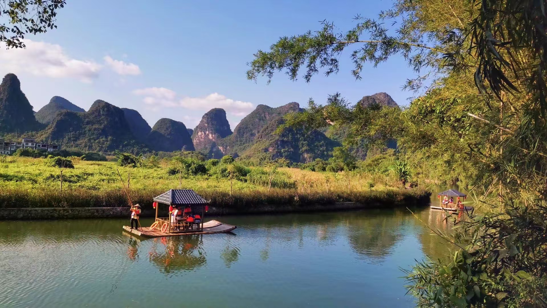 Shili Gallery，Yangshuo，Moon Mountain，Guilin Landscape，