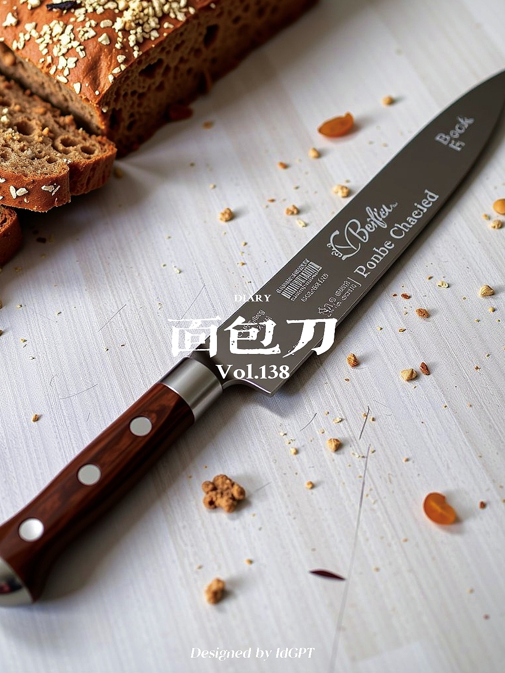 AIGC, AI, Kitchen Supplies, Bread Knives，