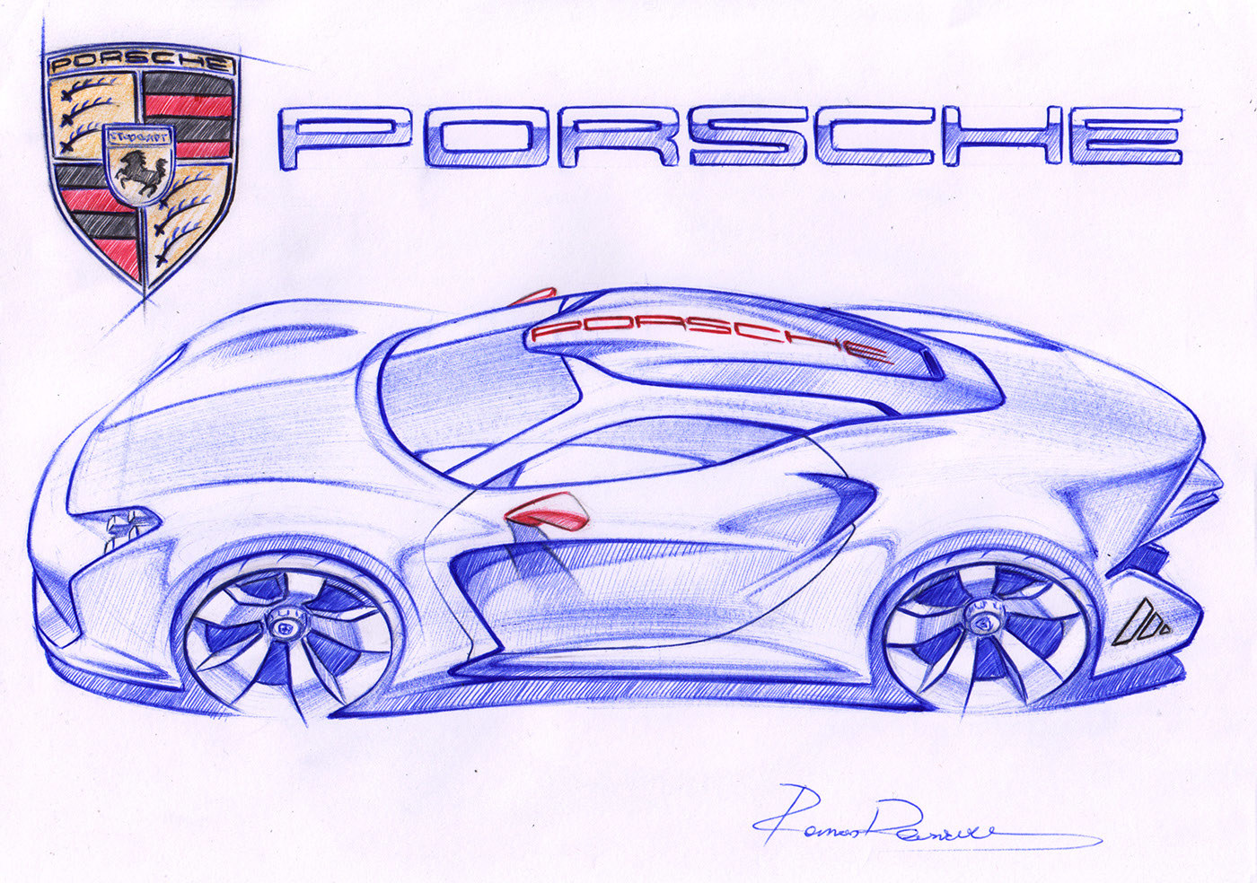 industrial design，automobile，Hand drawn，traffic，manuscript，