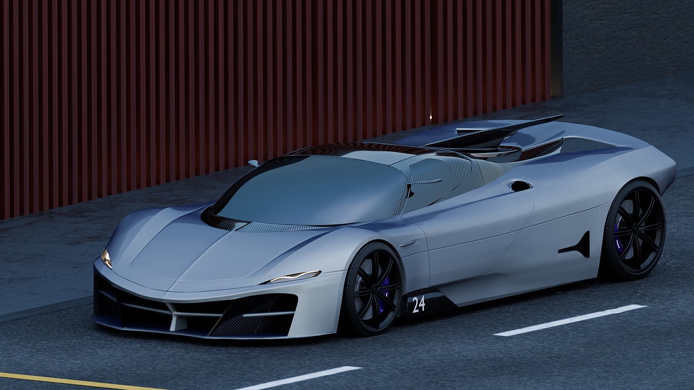 Automobile design，conceptual design，Exterior decoration，Sports car，