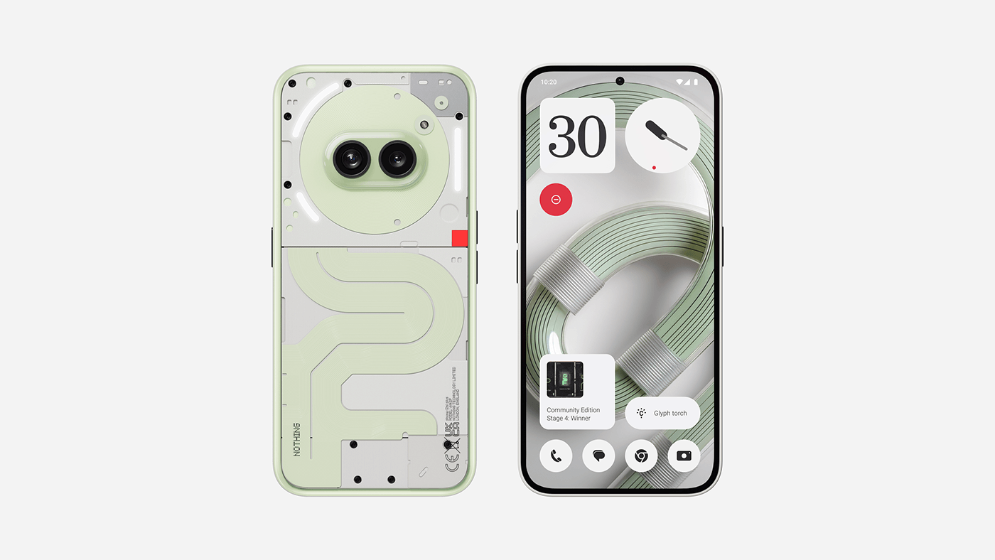 Community Edition，NOTHING PHONE，(2a) Plus，Fluorescent green，mobile phone，mobile phone，