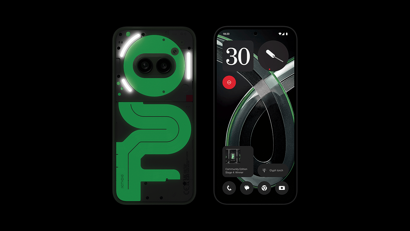 Community Edition，NOTHING PHONE，(2a) Plus，Fluorescent green，mobile phone，mobile phone，