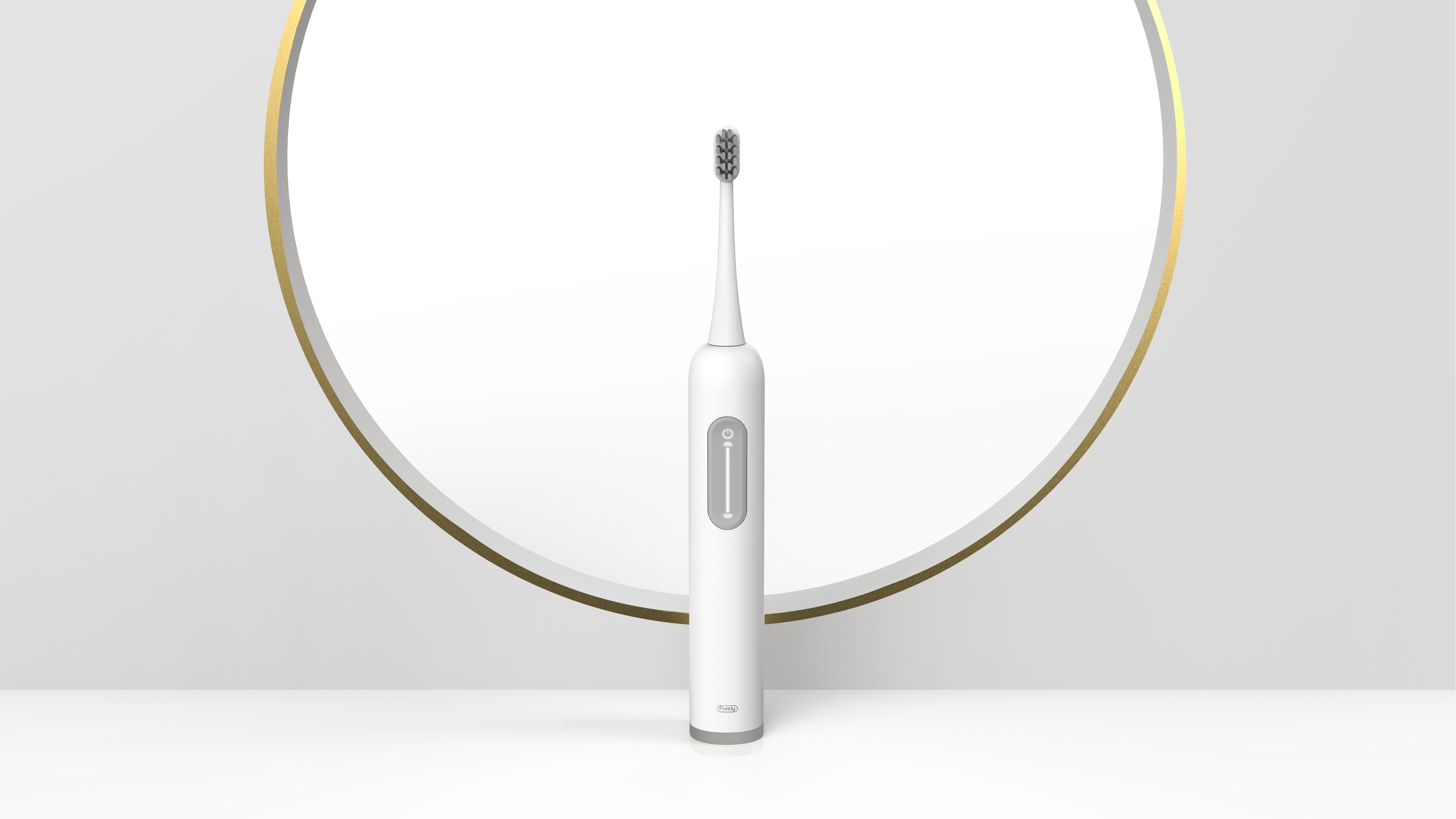 Personal care products，Electric toothbrush，Ultrasonic toothbrush，Simplicity，Consumer electronics，Intellectualization，plain color，