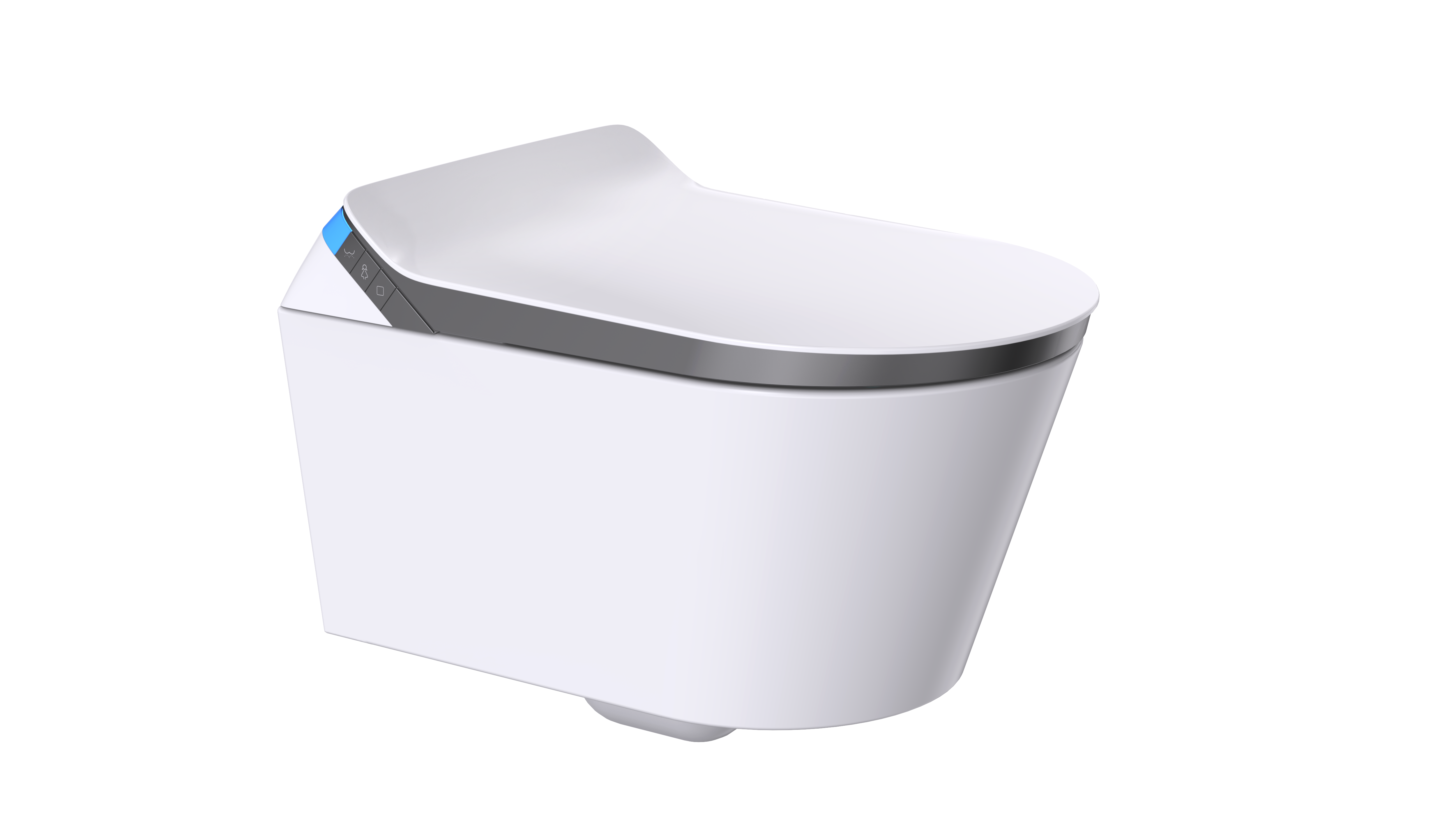 Intelligent toilet, wall-mounted intelligent toilet，