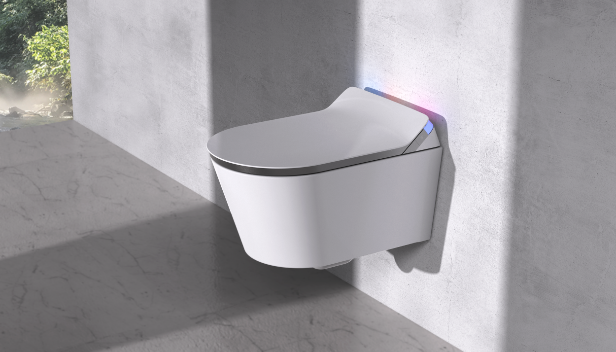 Intelligent toilet, wall-mounted intelligent toilet，