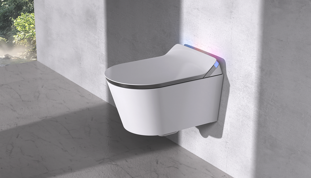 Intelligent toilet, wall-mounted intelligent toilet，