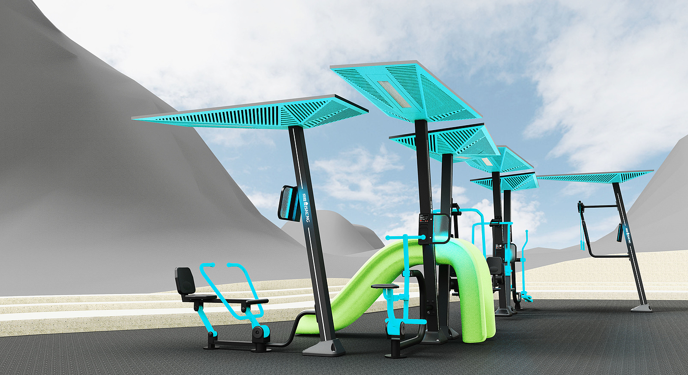 Product planning，Appearance design，Structural design，Innovative design，Outdoor fitness，Modeling design，Exercise health，