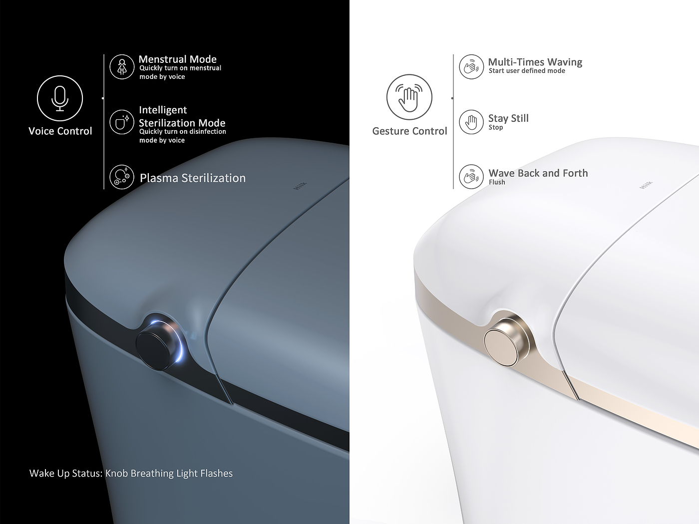 Intelligent toilet，