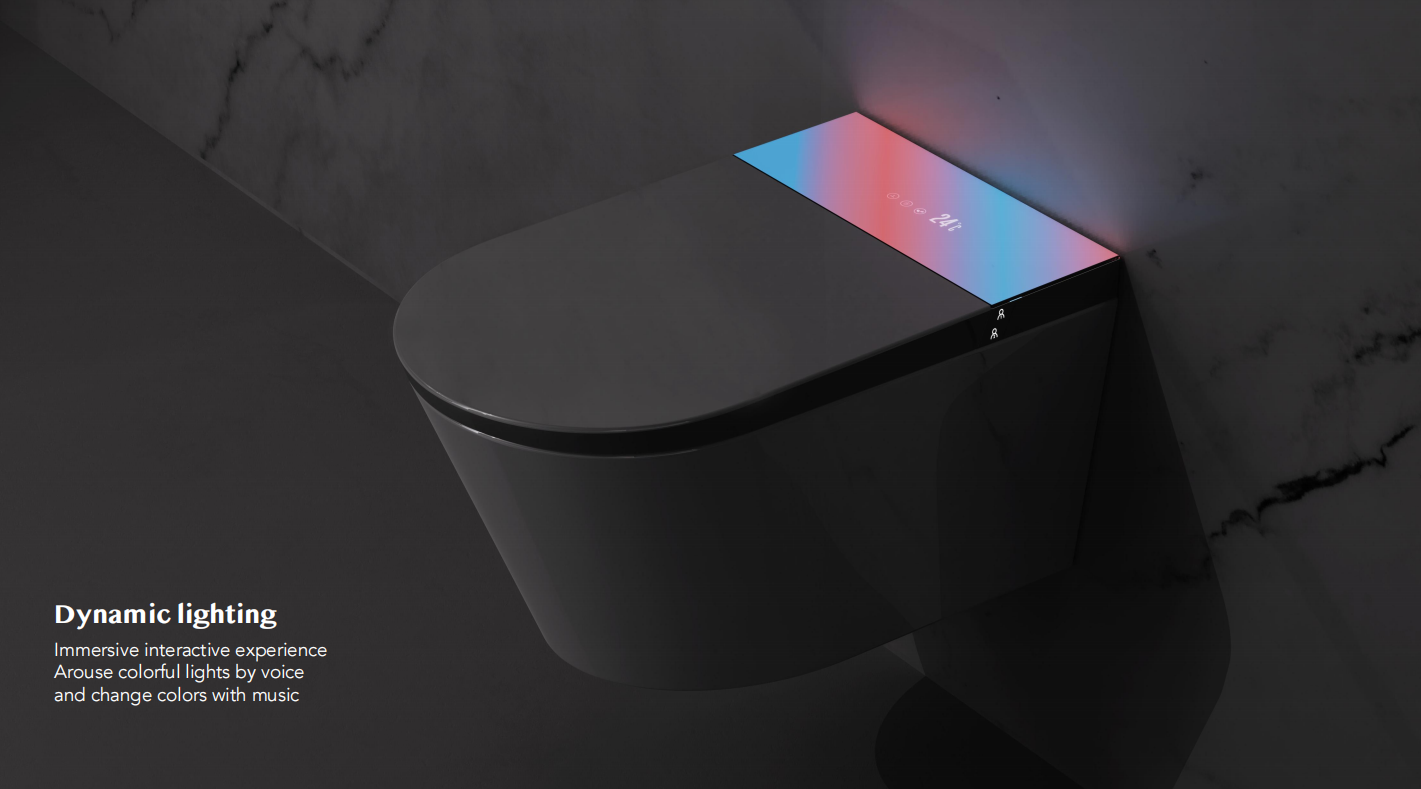 Voice, smart toilet, smart，