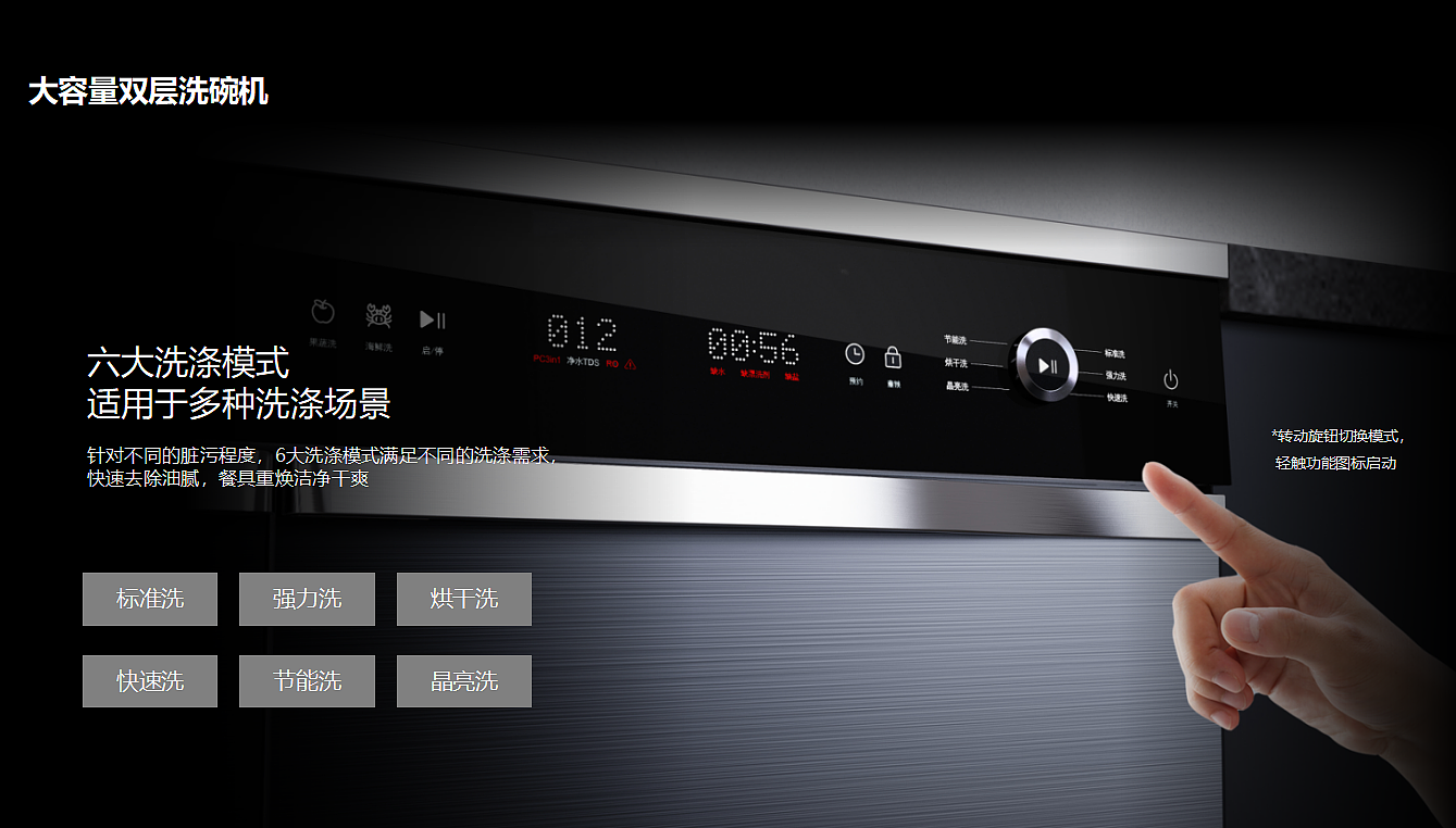 Dishwasher, integrated，Sink, fruit and vegetable cleaning machine，