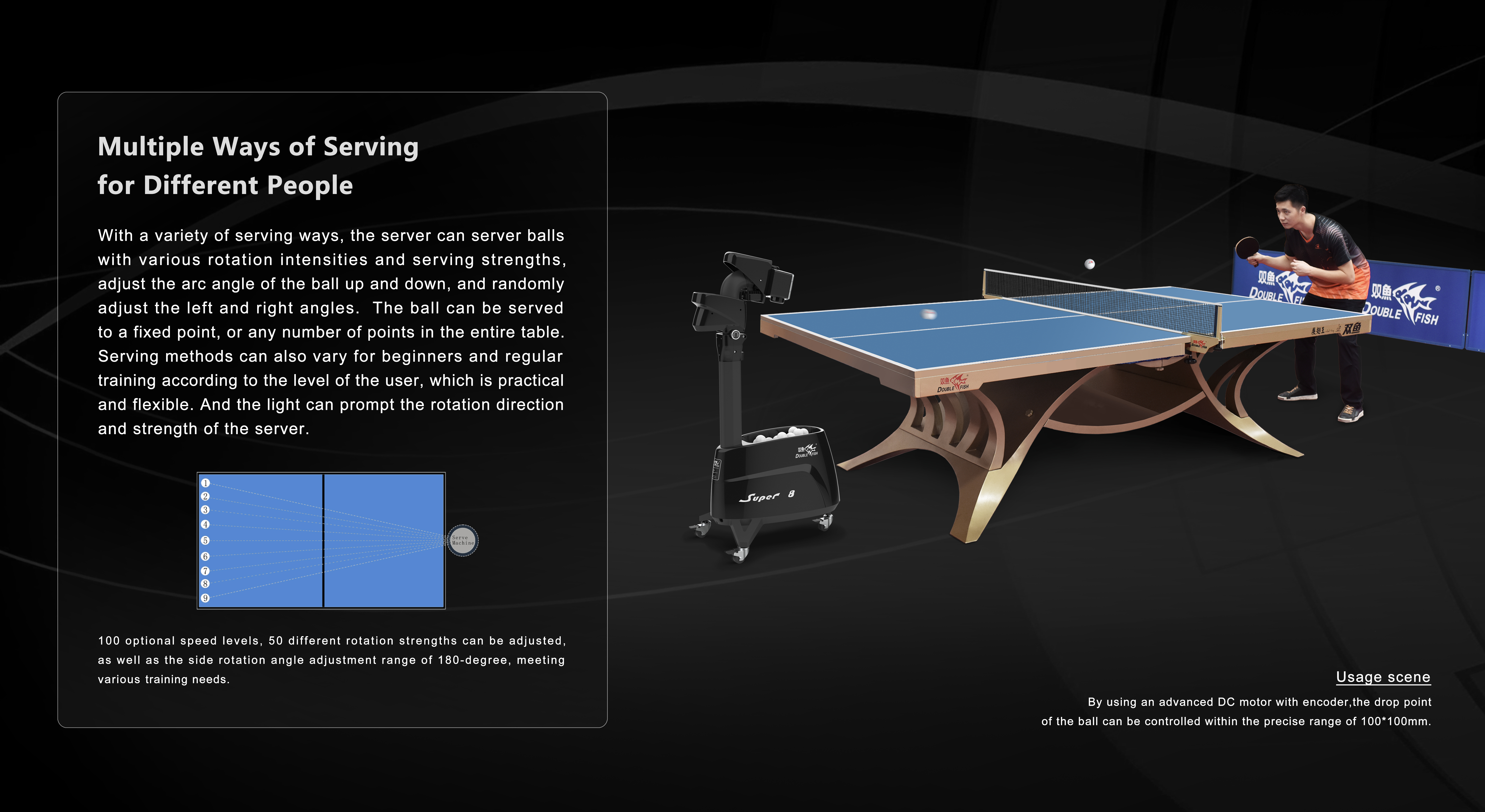 Service machine，Sports，equipment，intelligence，Table Tennis，