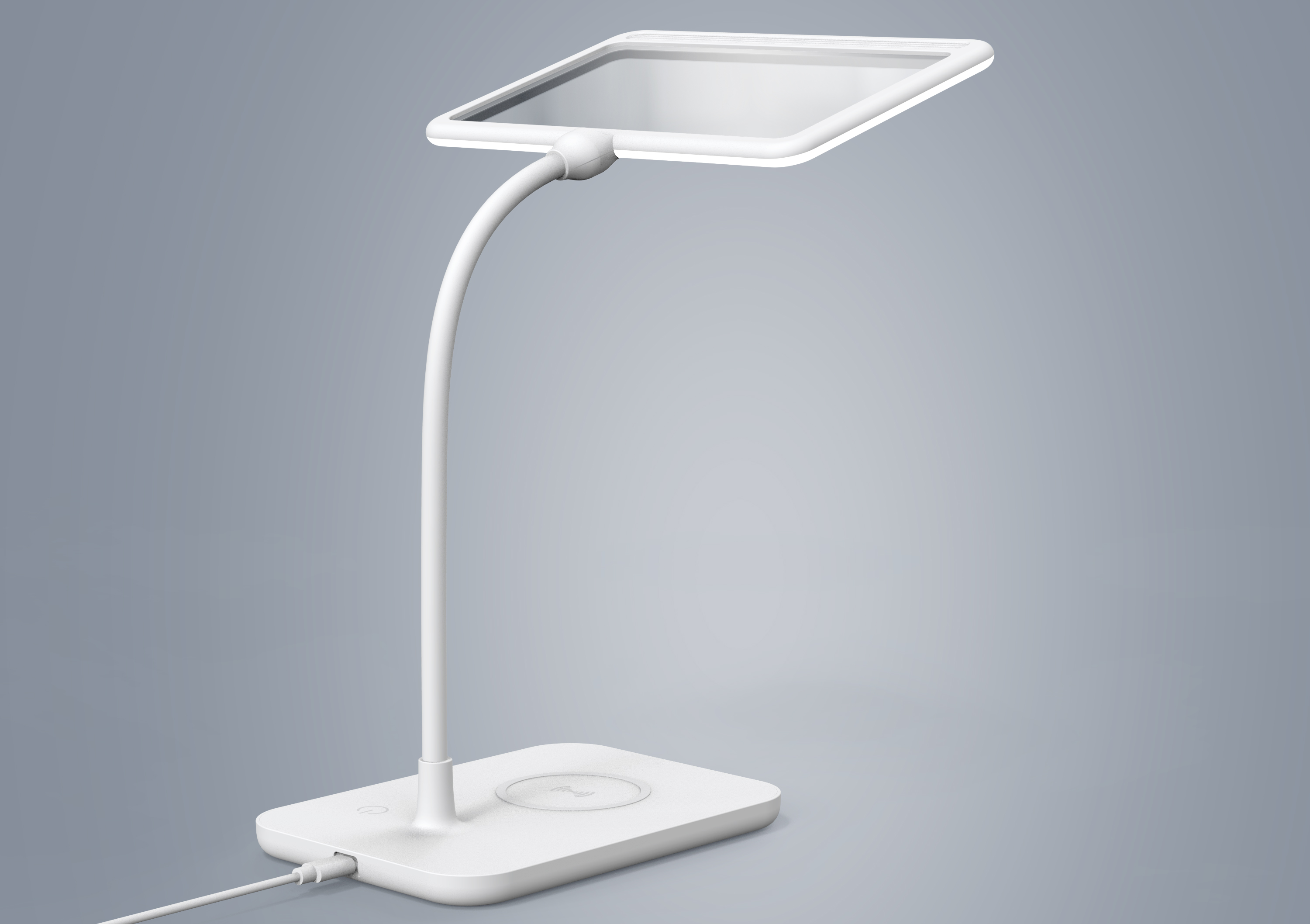 Magnifier with mobile phone wireless charging，