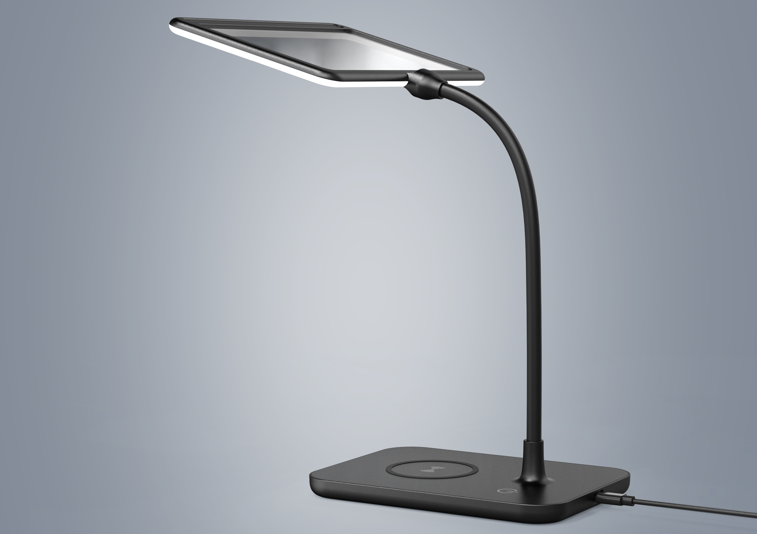 Magnifier with mobile phone wireless charging，