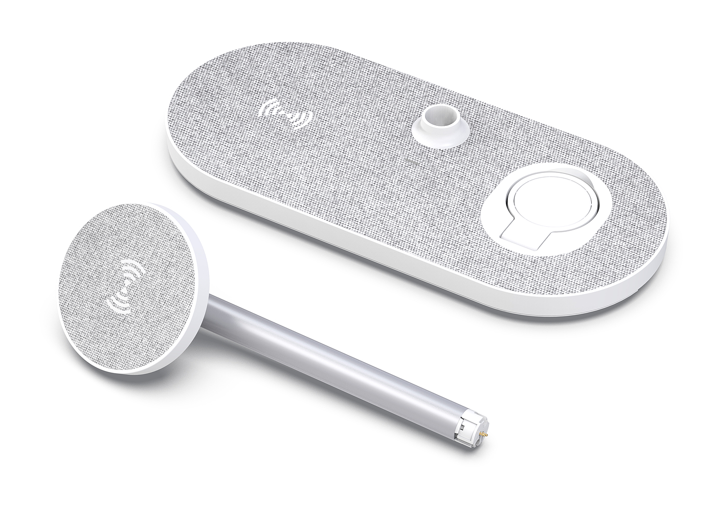 Magnetic three-in-one wireless charging，
