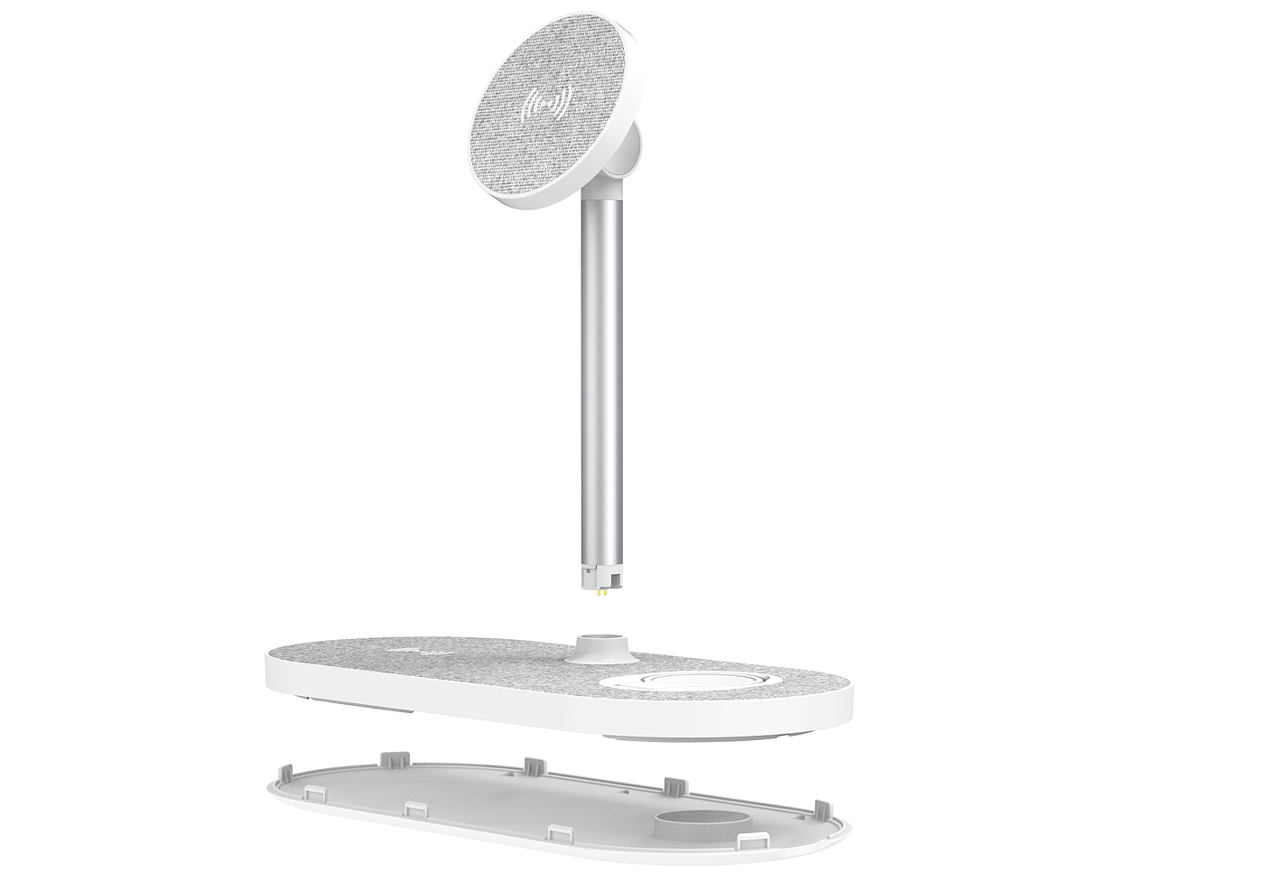 Magnetic three-in-one wireless charging，