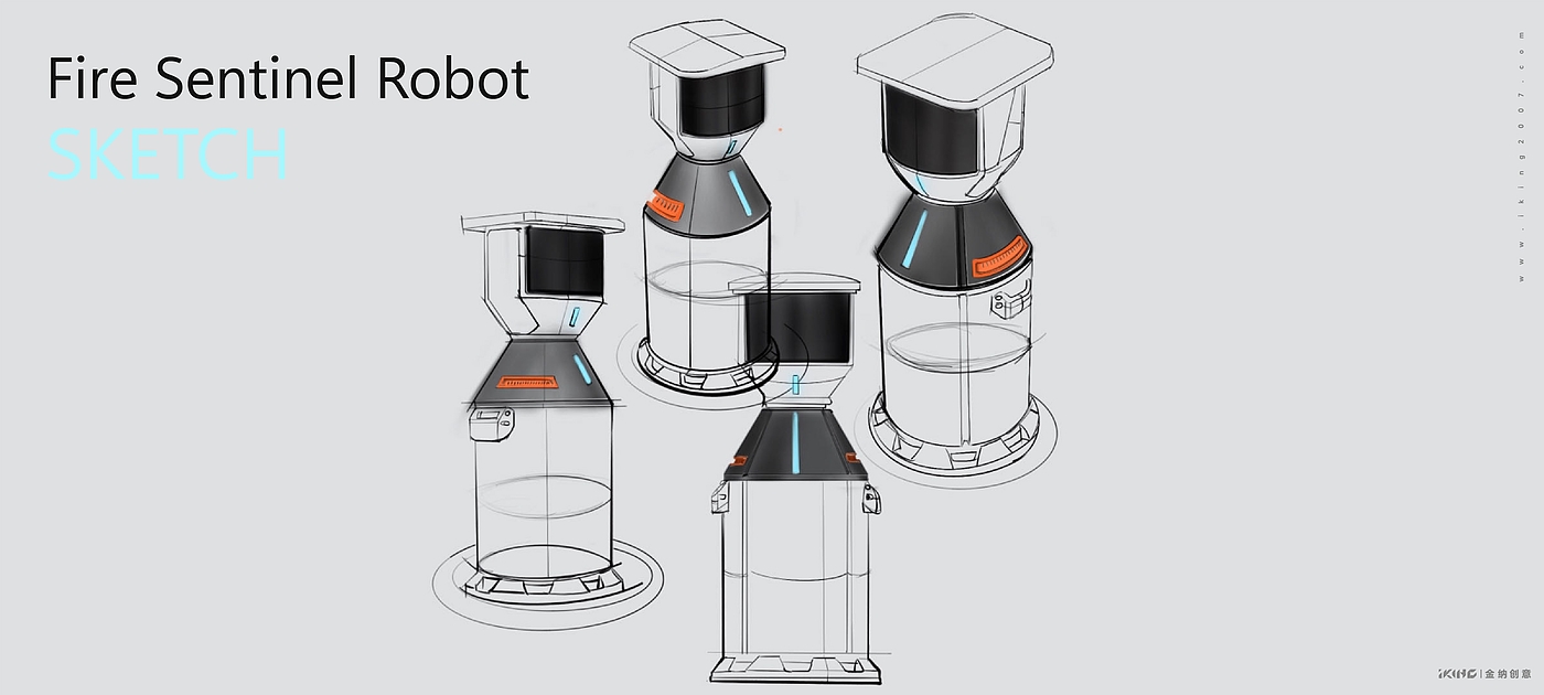 KINA INDUSTRIAL DESIGN，Product appearance design，Structural design，robot，Internet of Things Technology，Intelligent monitoring，environmental monitoring，monitor，