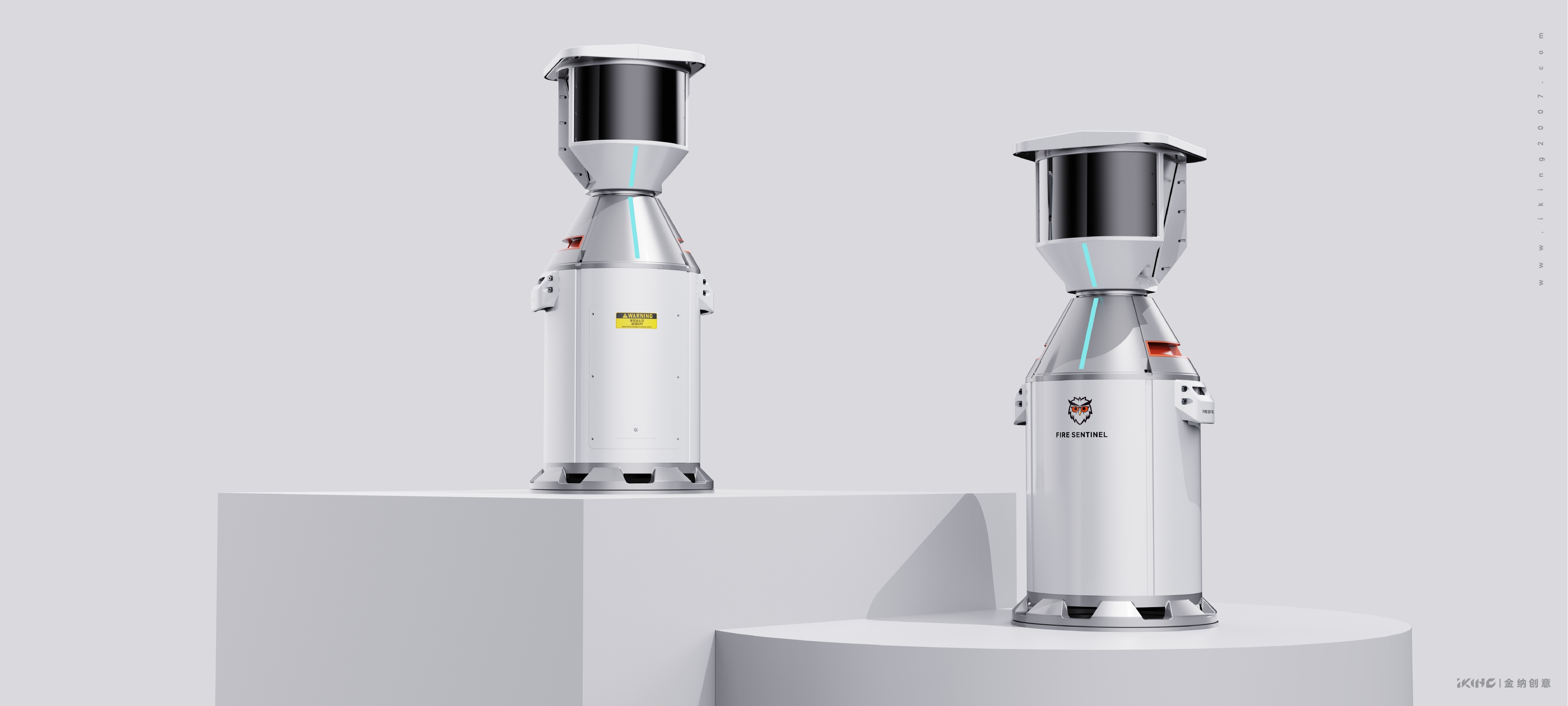 KINA INDUSTRIAL DESIGN，Product appearance design，Structural design，robot，Internet of Things Technology，Intelligent monitoring，environmental monitoring，monitor，