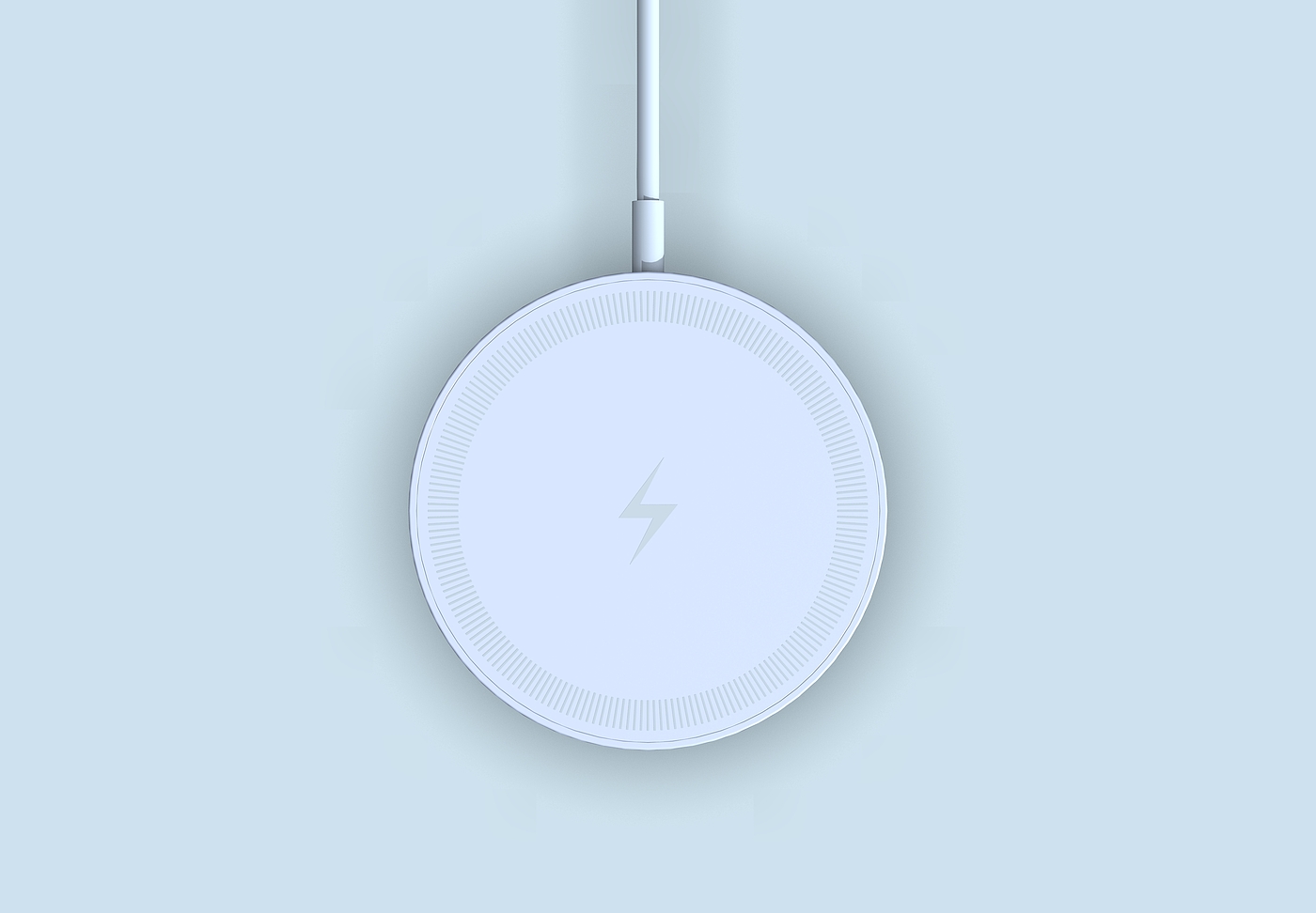 Magnetic suction wireless charging，