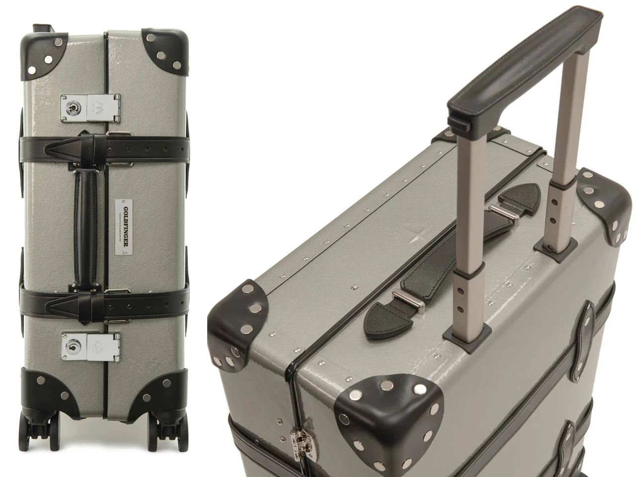 suitcase，007，Globe Trotter，vulcanized fiber，Leatherwear，