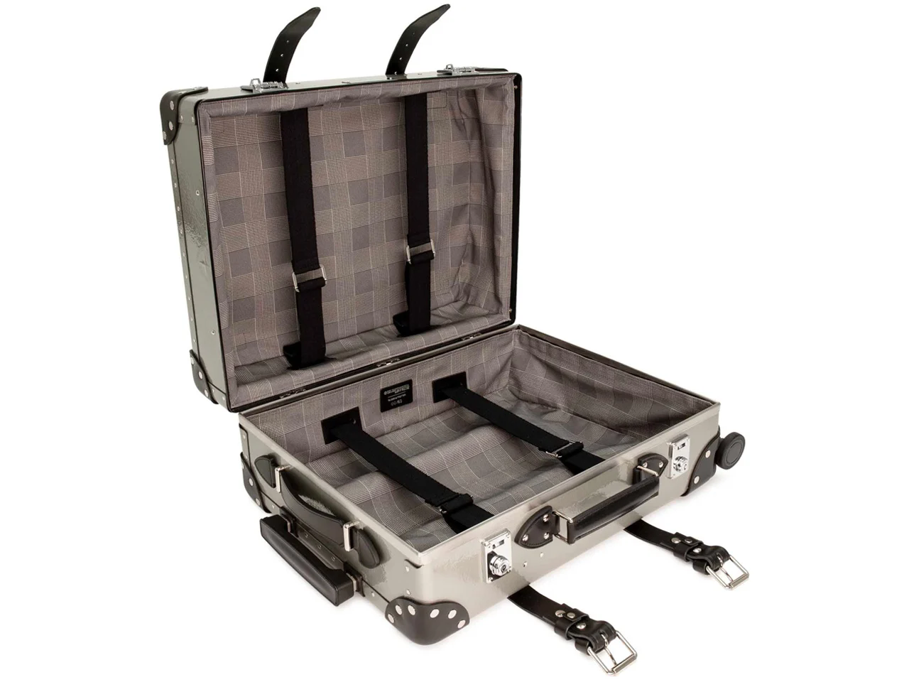 suitcase，007，Globe Trotter，vulcanized fiber，Leatherwear，