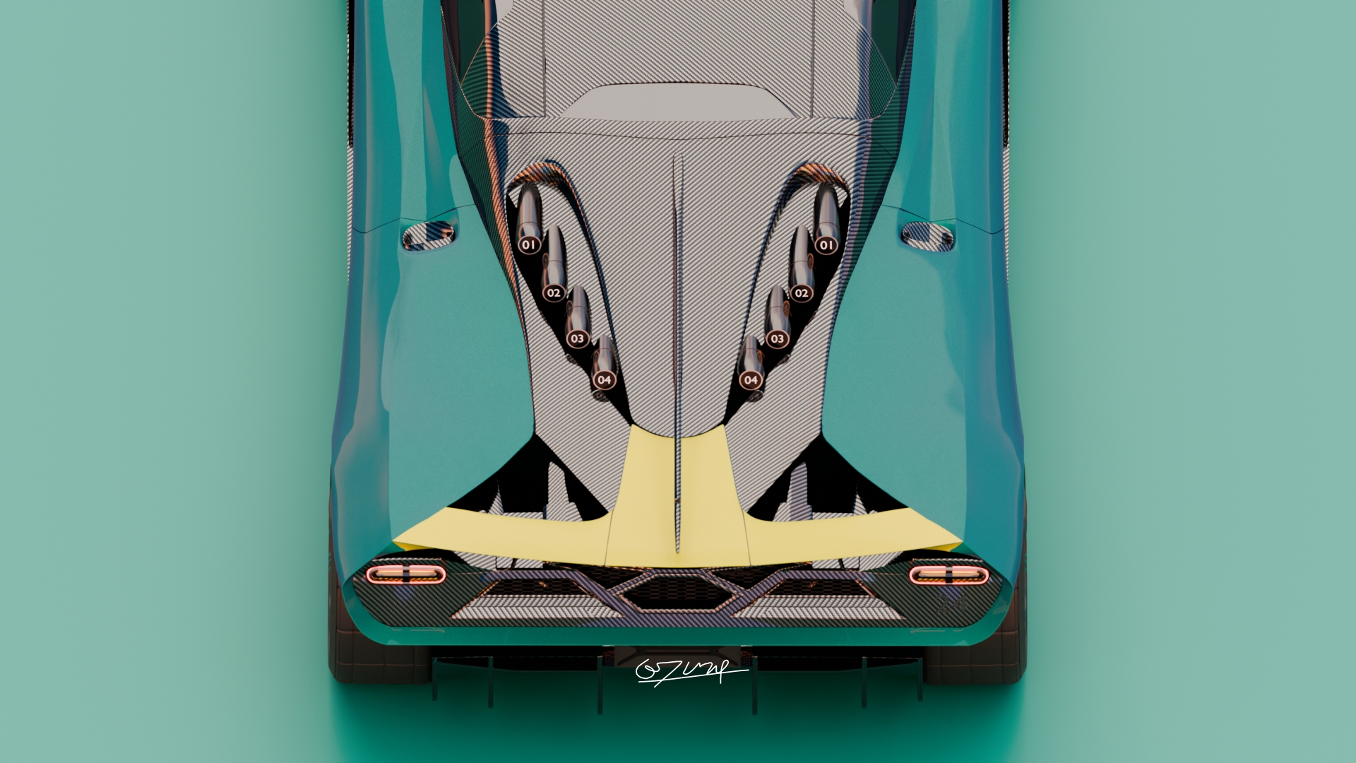 Automobile design，industrial design，Exterior decoration，Sports car，Painting，