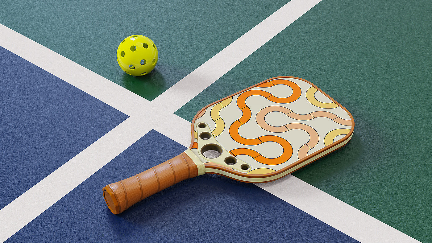 Racket，Pickleball，Sports equipment，product design，