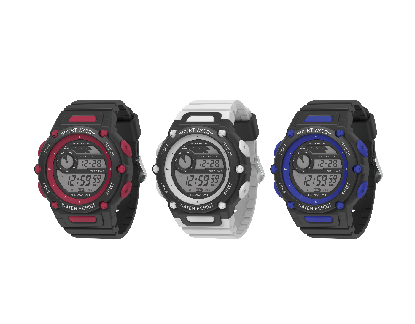 Wrist watch，Sports Watch，Functional wind，