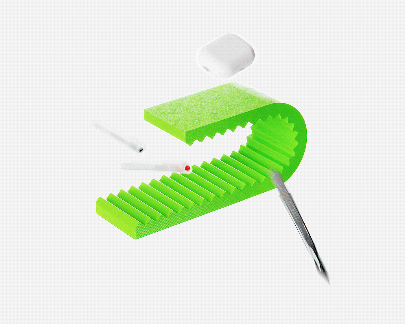 Snappy，Stationery，Desktop storage tool，3D printing，