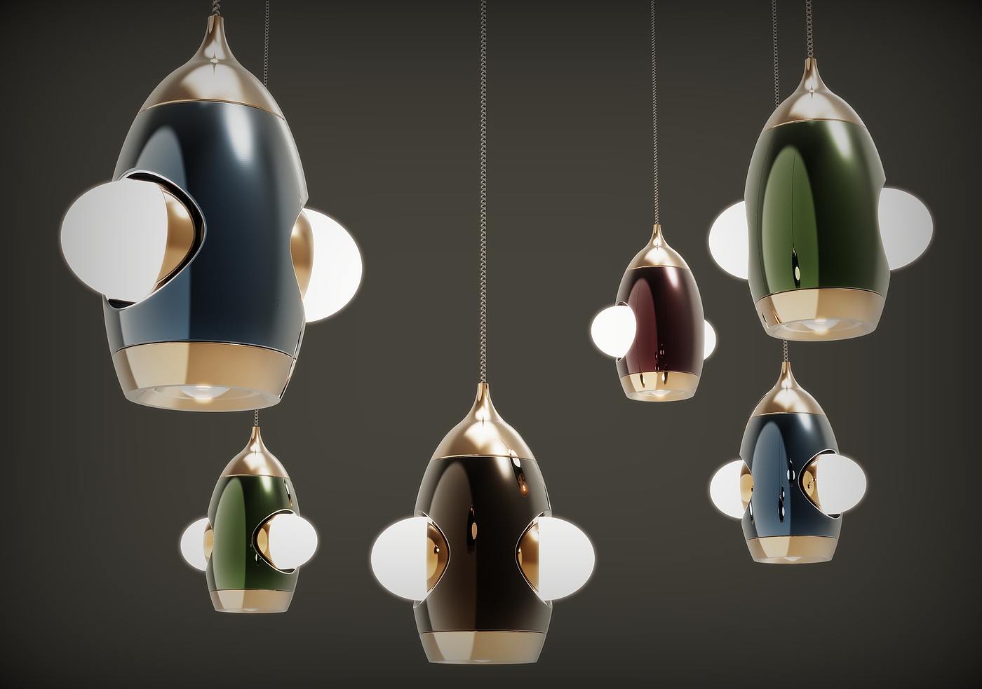 Small chandelier，Creative lamps，Modern minimalism，Lighting，lamps and lanterns，