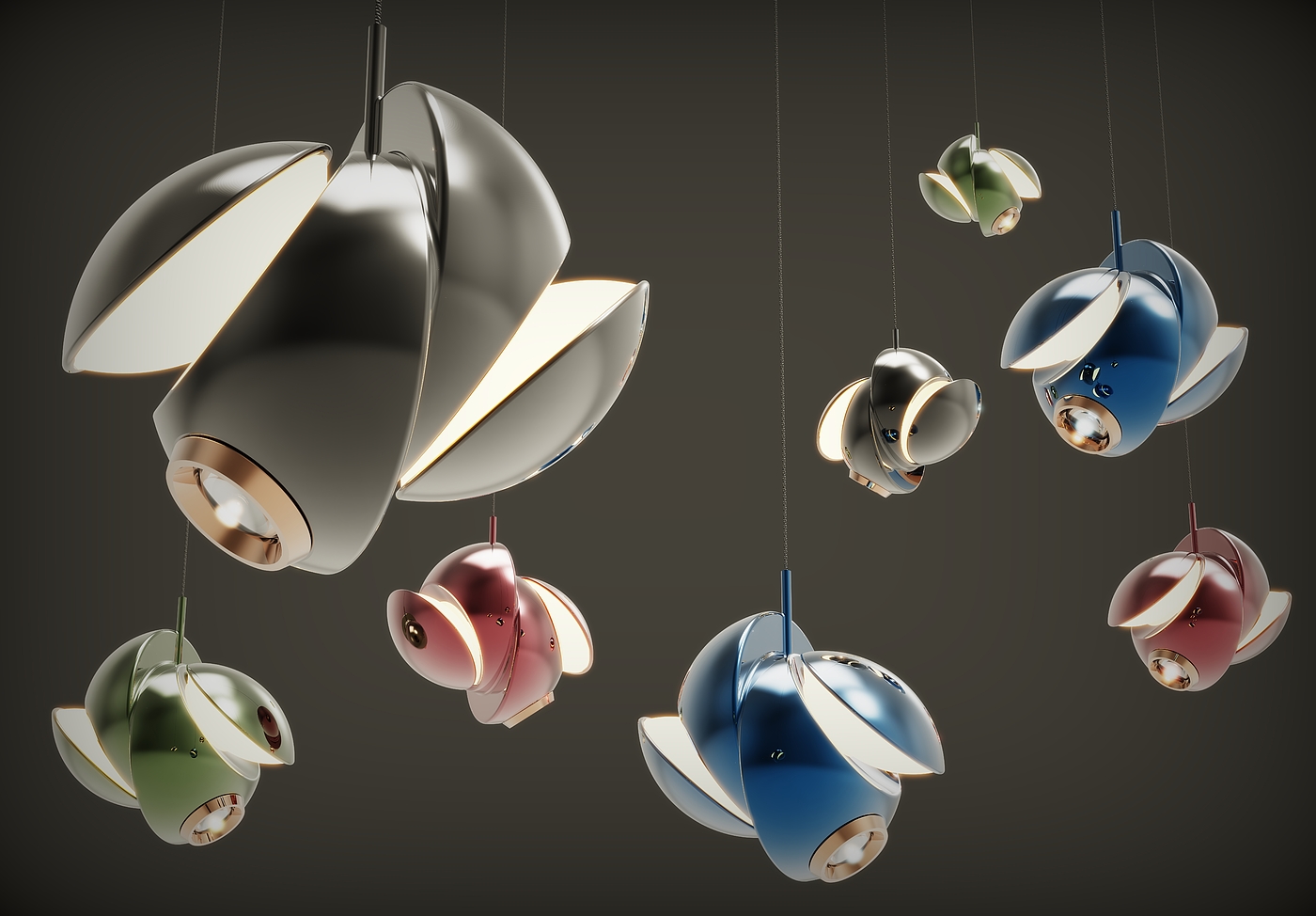 Small chandelier，Creative lamps，Modern minimalism，Lighting，lamps and lanterns，