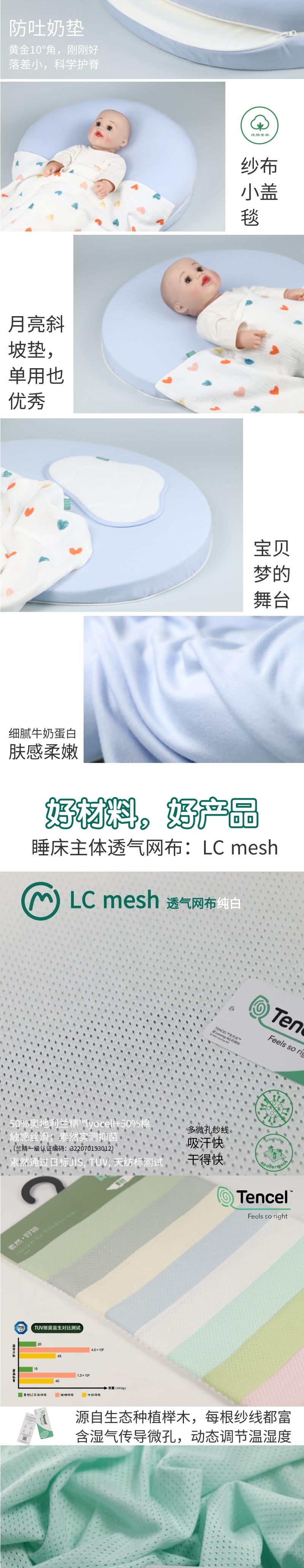 Home Textile Factory，To order custom，Original design，Slope pad，Anti-spitting mat，Baby products，