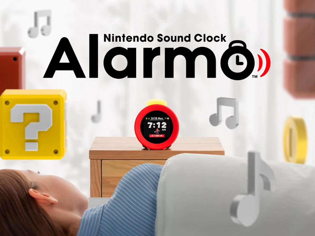 Alarmo，alarm clock，Motion sensor，Light Sleep Awakening，