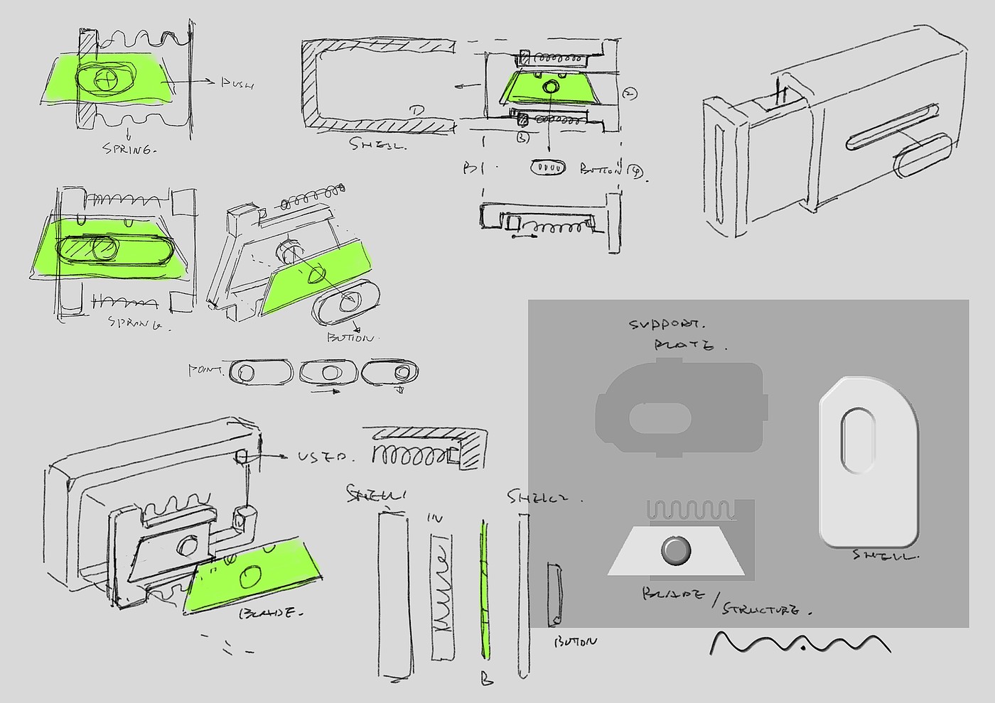 industrial design，product design，Express knife，3D printing，diy，