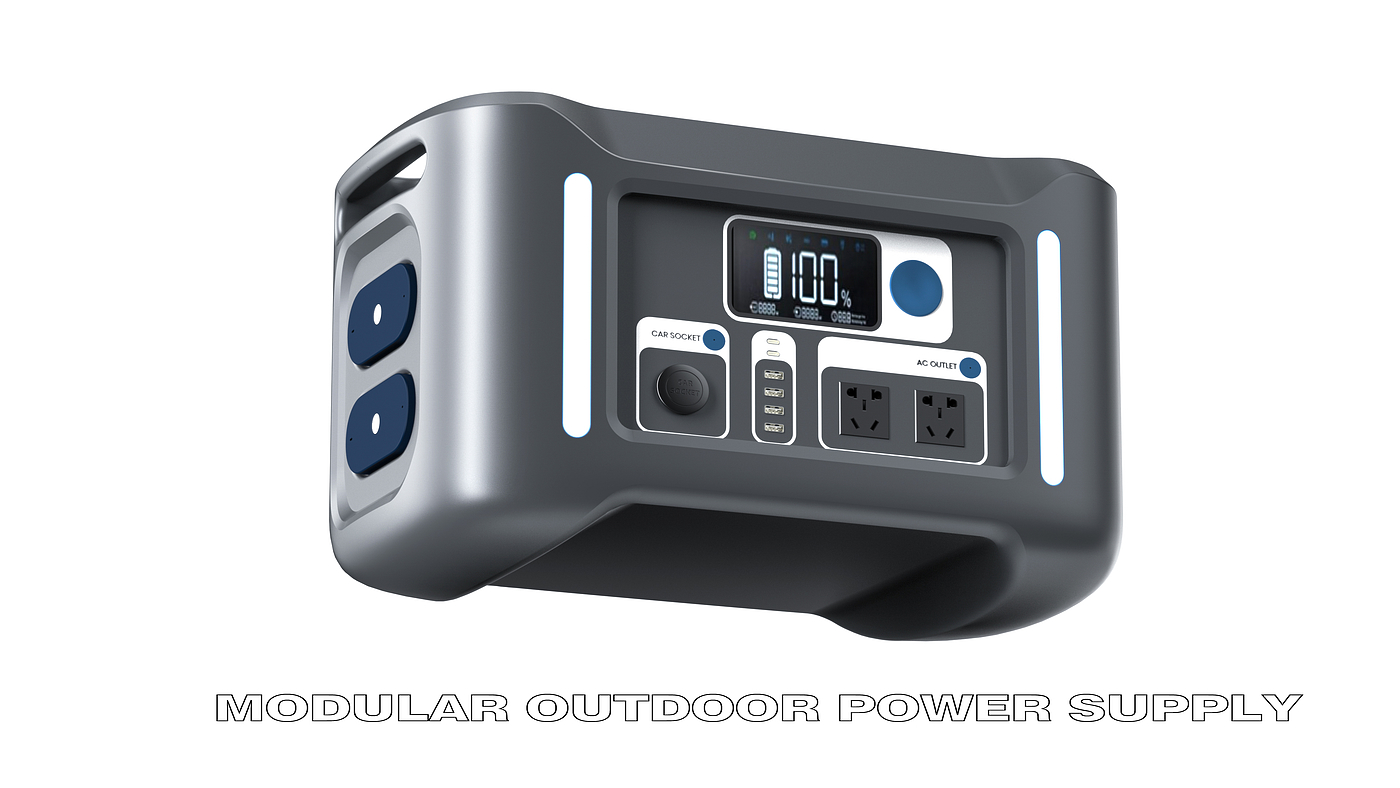 Outdoor power supply，Appearance design，Modular design，portable battery，