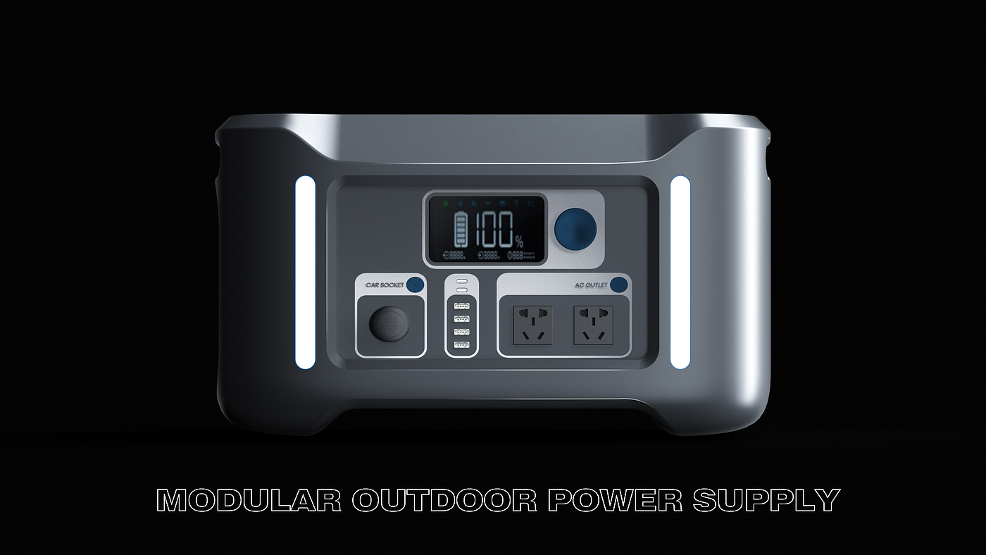 Outdoor power supply，Appearance design，Modular design，portable battery，