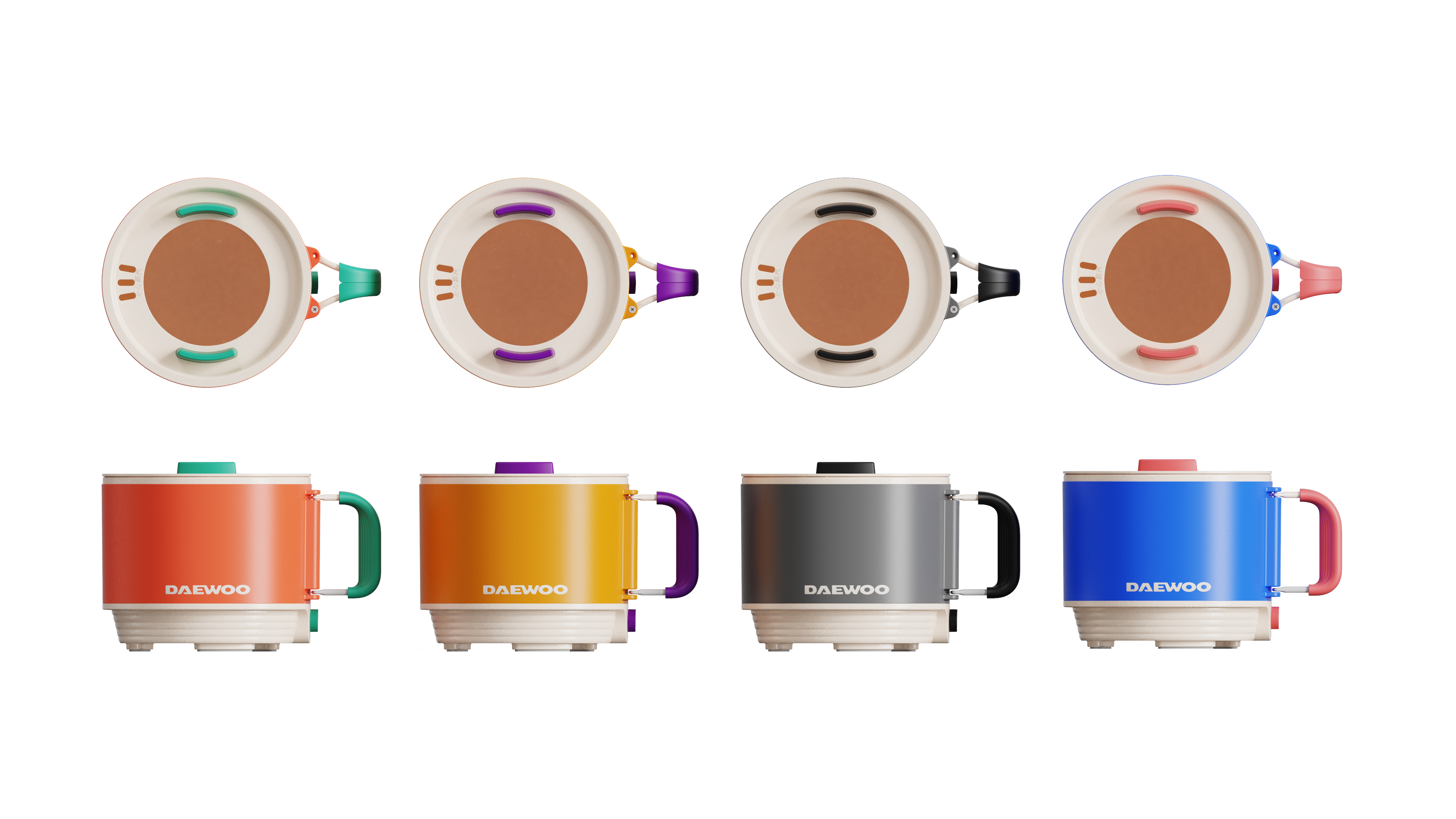 Daewoo，pot，trend，Retro，Light luxury，Explosive，neutral，