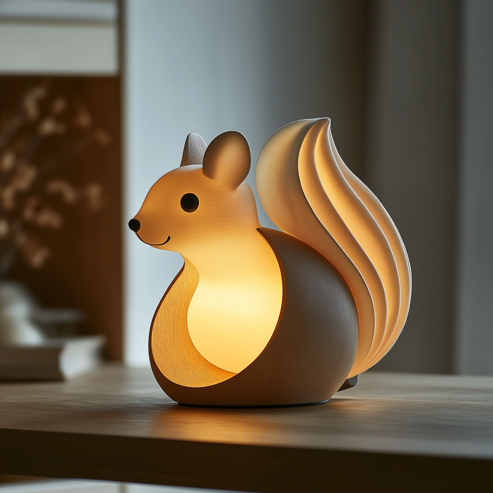 Squirrel small lamp，