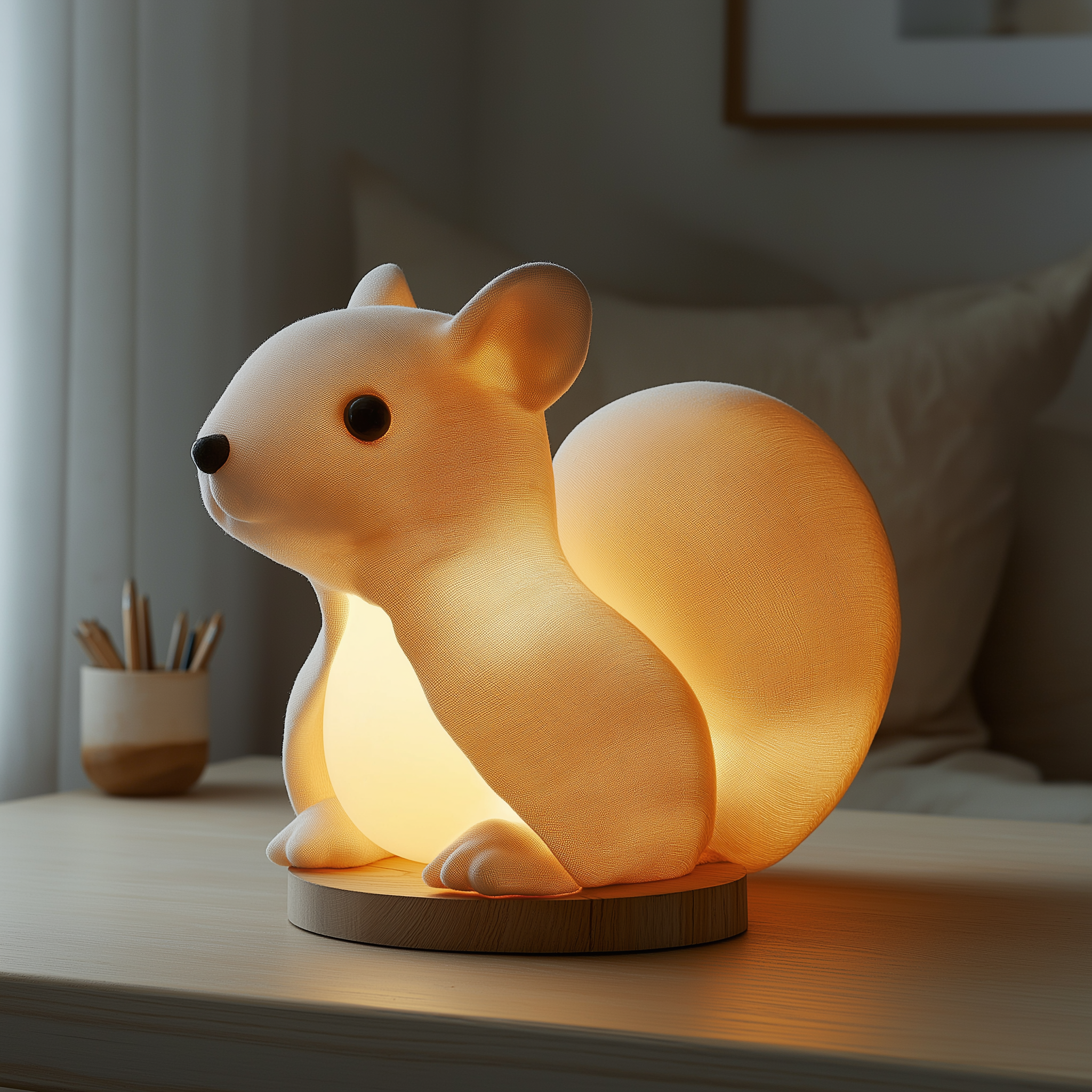 Squirrel small lamp，