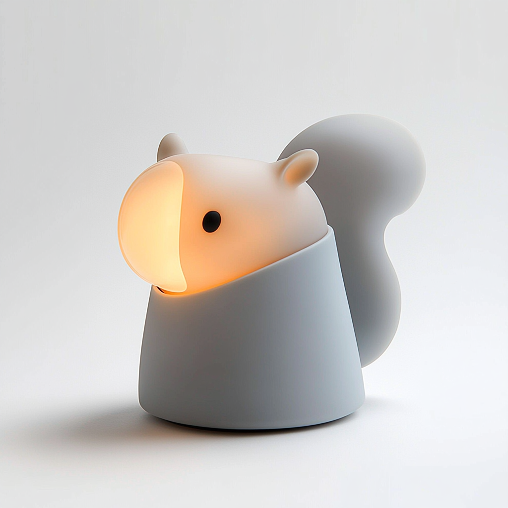 Squirrel small lamp，