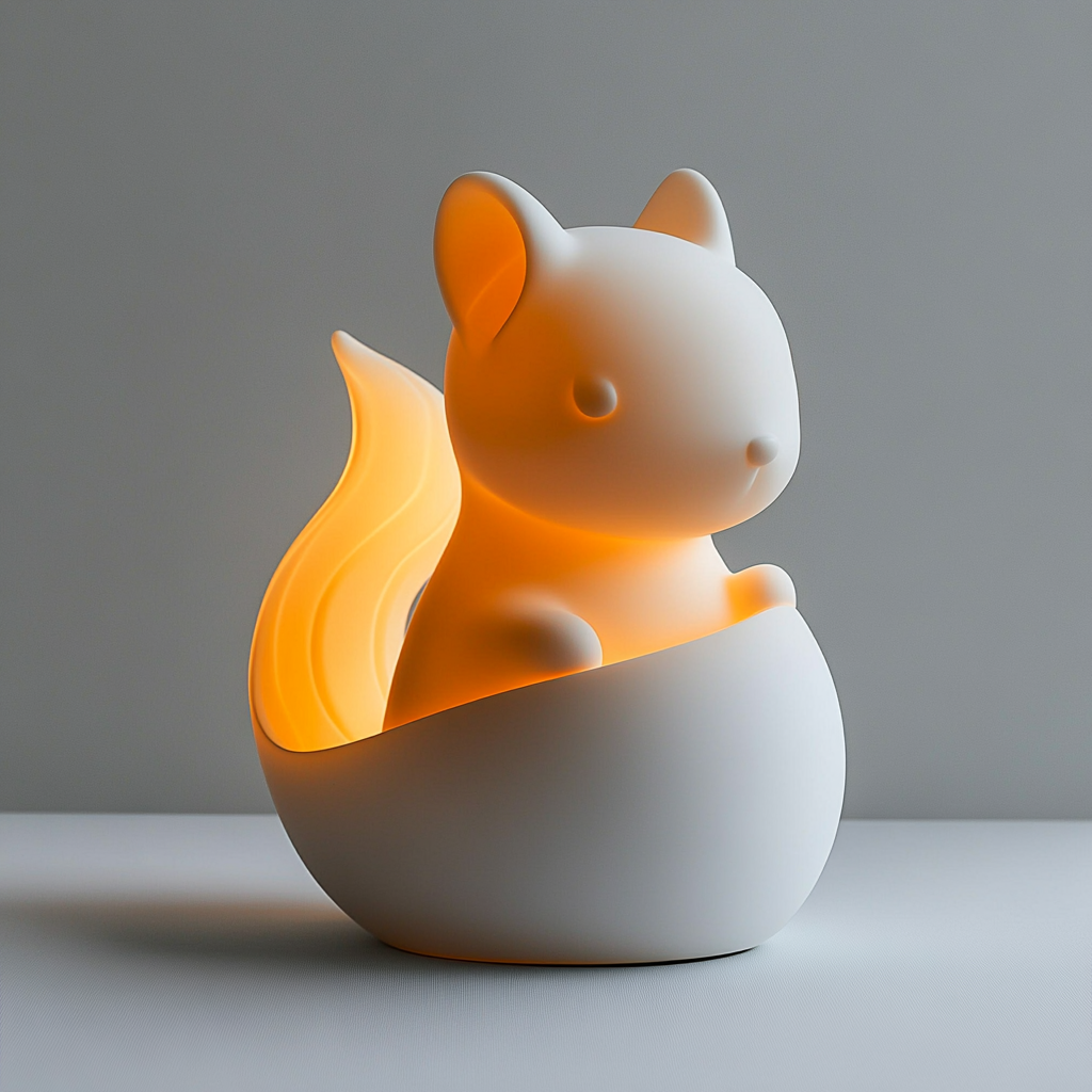 Squirrel small lamp，