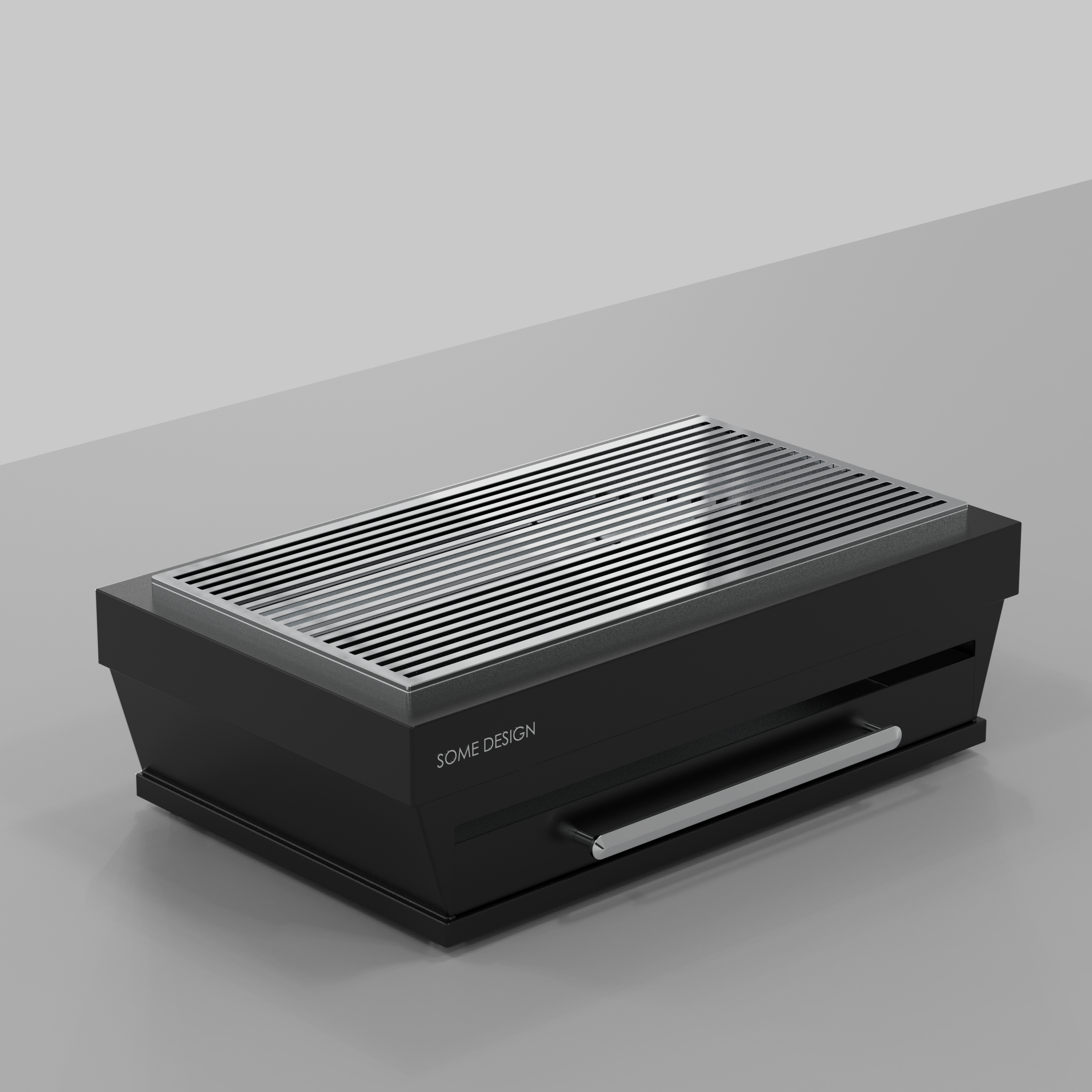 Household appliances，barbecue grill，Bauhaus ，Retro style，Minimalist design ，