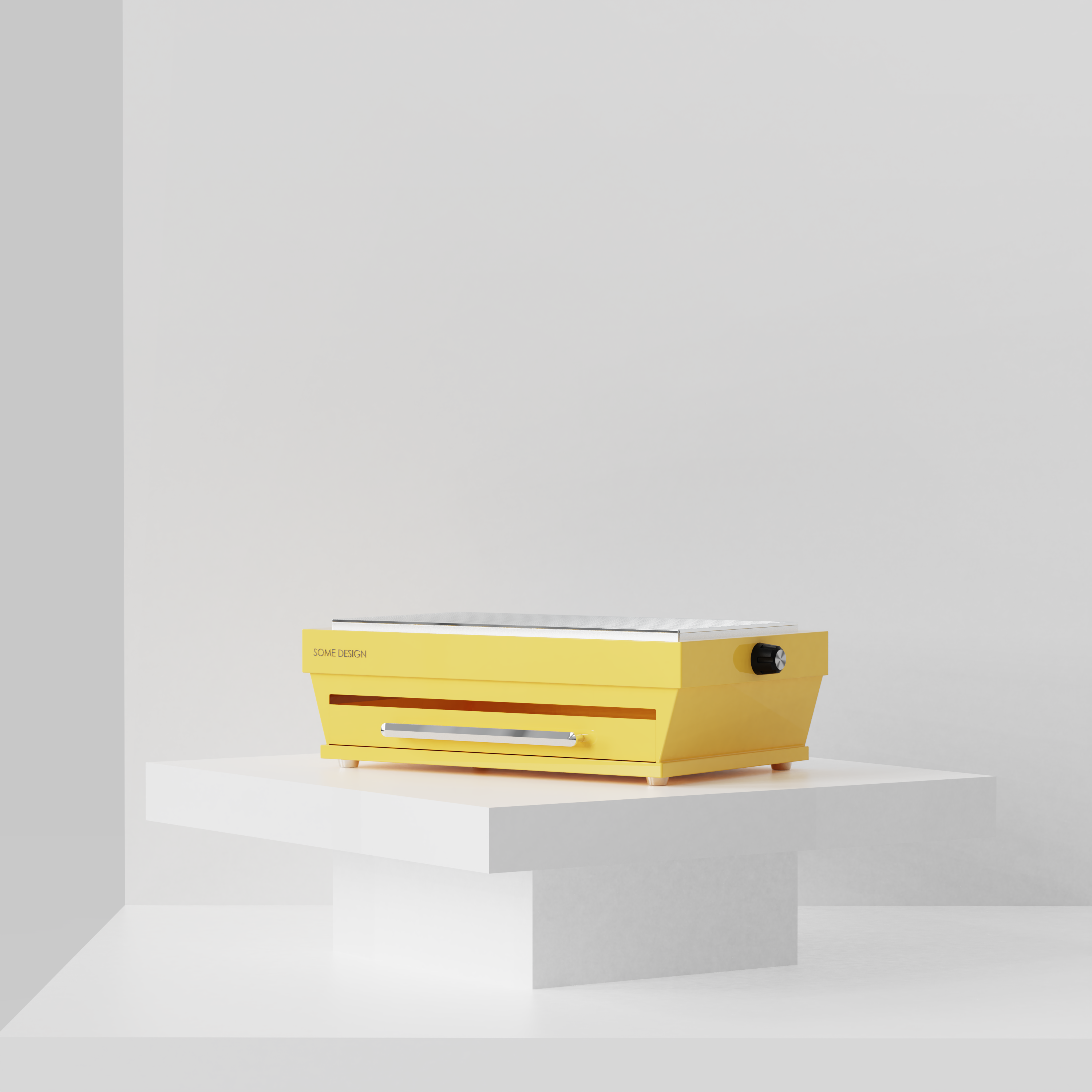 Household appliances，barbecue grill，Bauhaus ，Retro style，Minimalist design ，