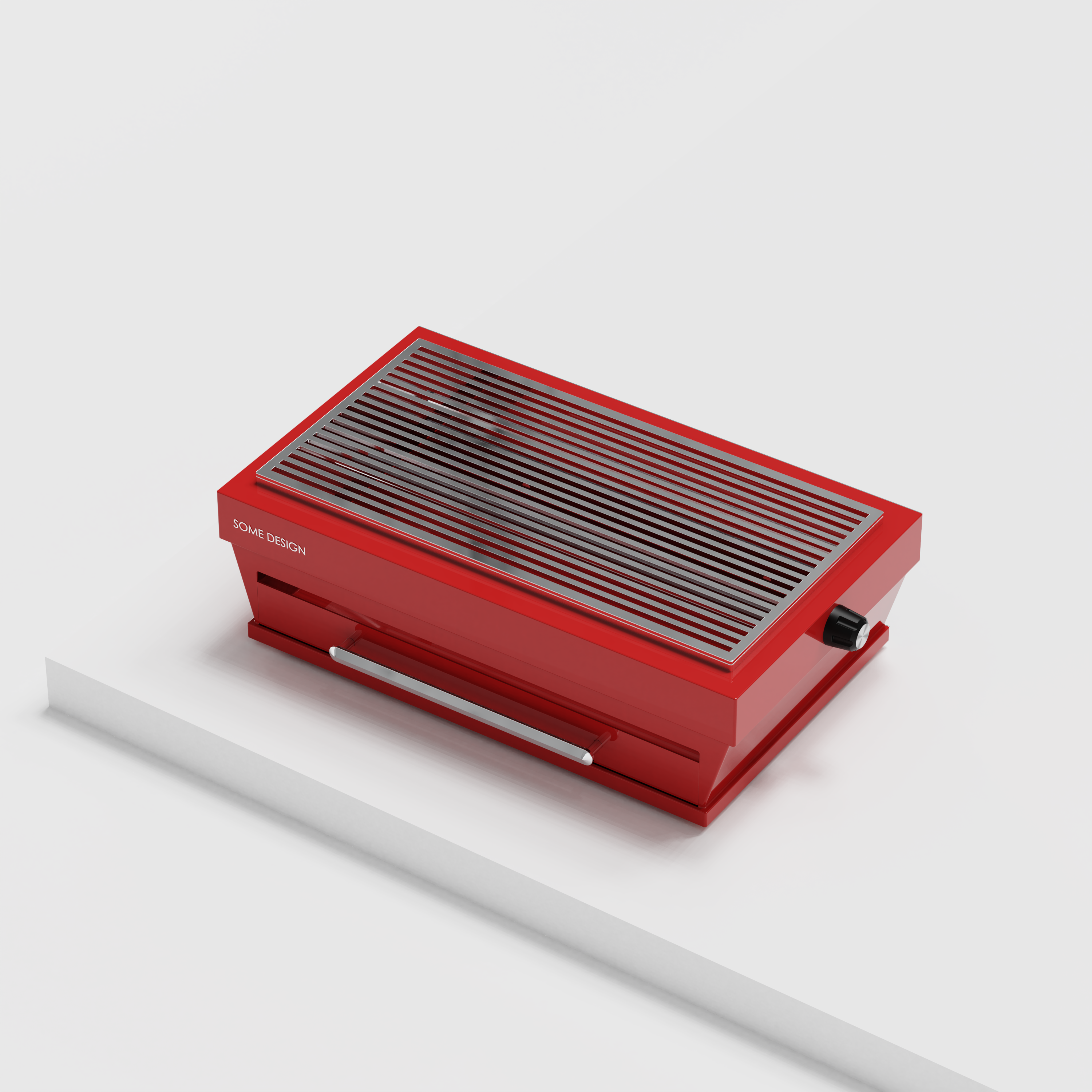 Household appliances，barbecue grill，Bauhaus ，Retro style，Minimalist design ，