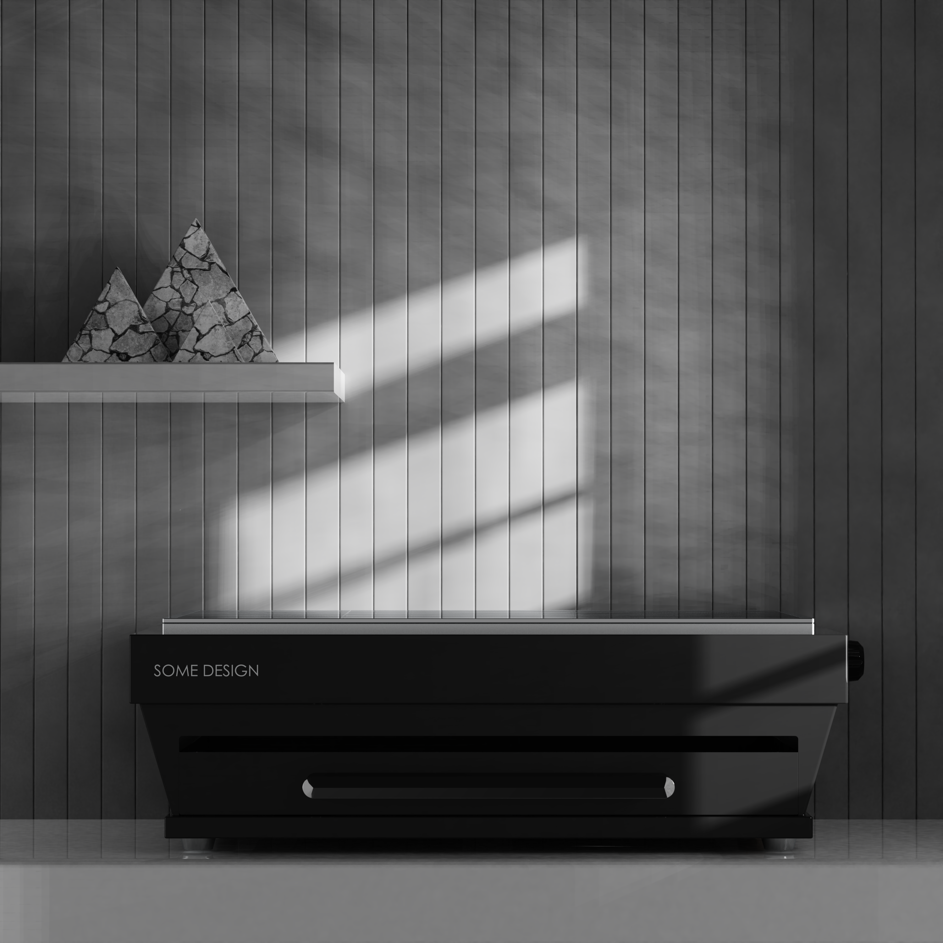 Household appliances，barbecue grill，Bauhaus ，Retro style，Minimalist design ，