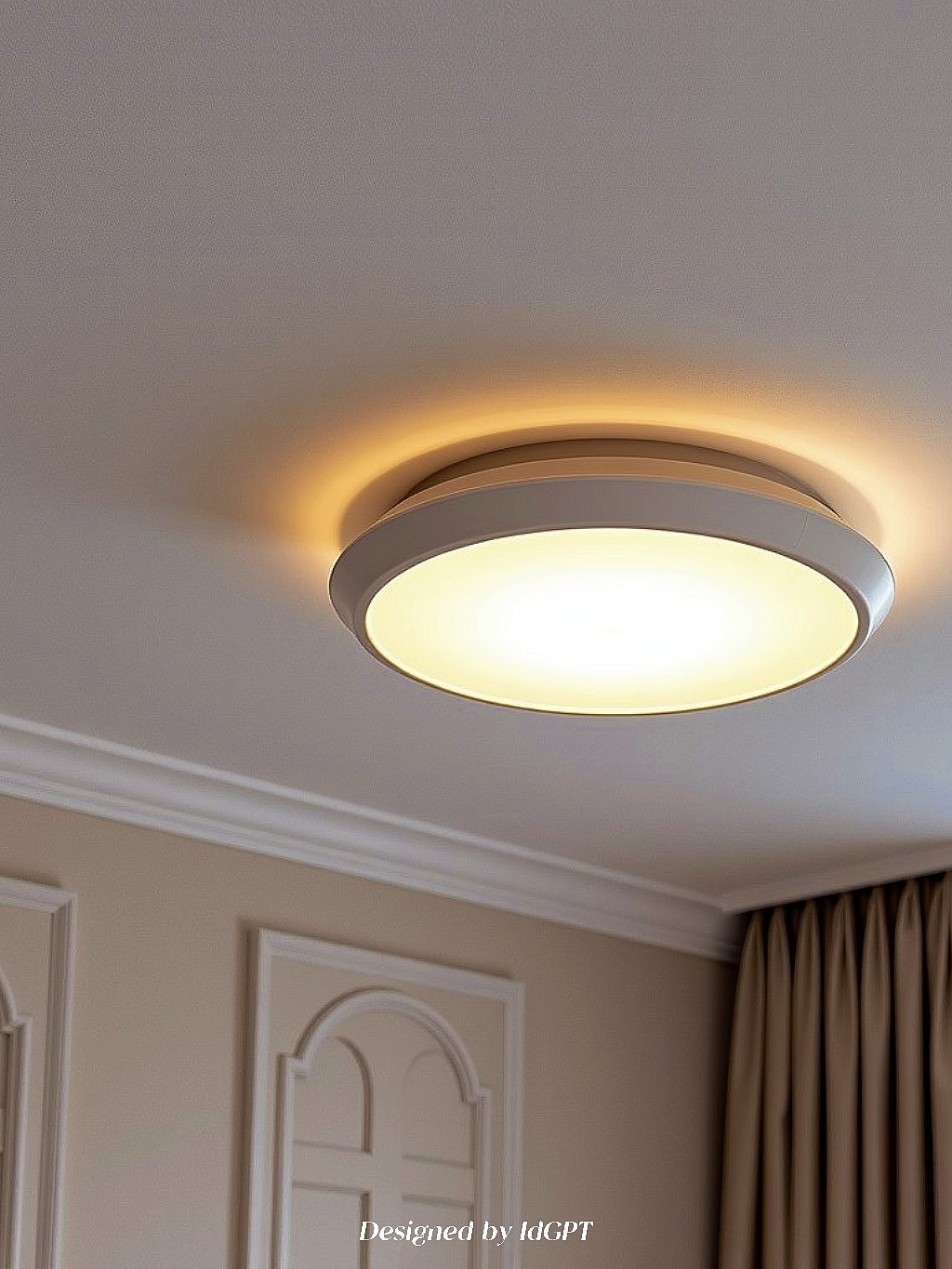 AIGC, AI, furniture, home, bedroom ceiling lamp，